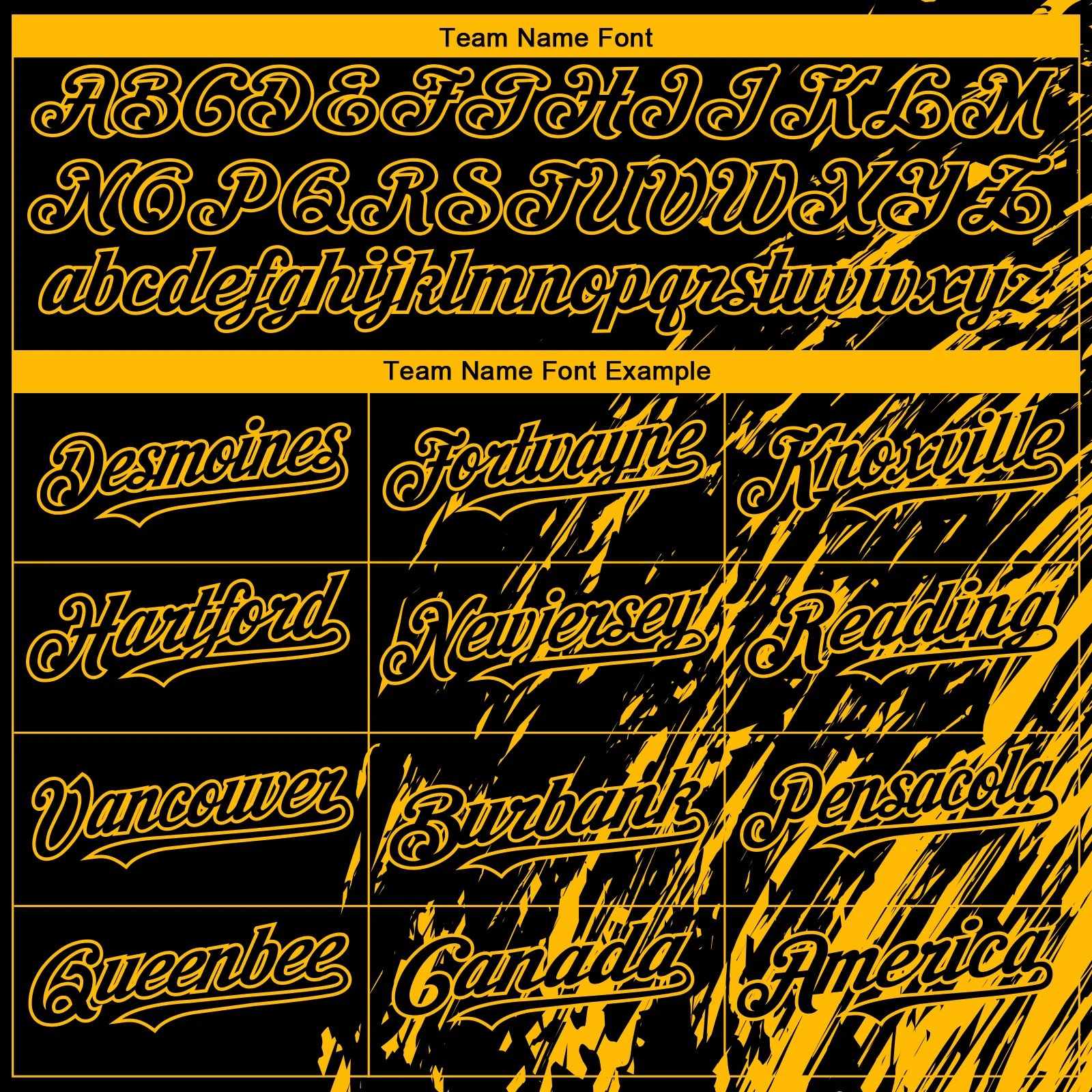 Custom Black Gold Paint Stroke Grunge Streak Authentic Baseball Jersey - Image 4