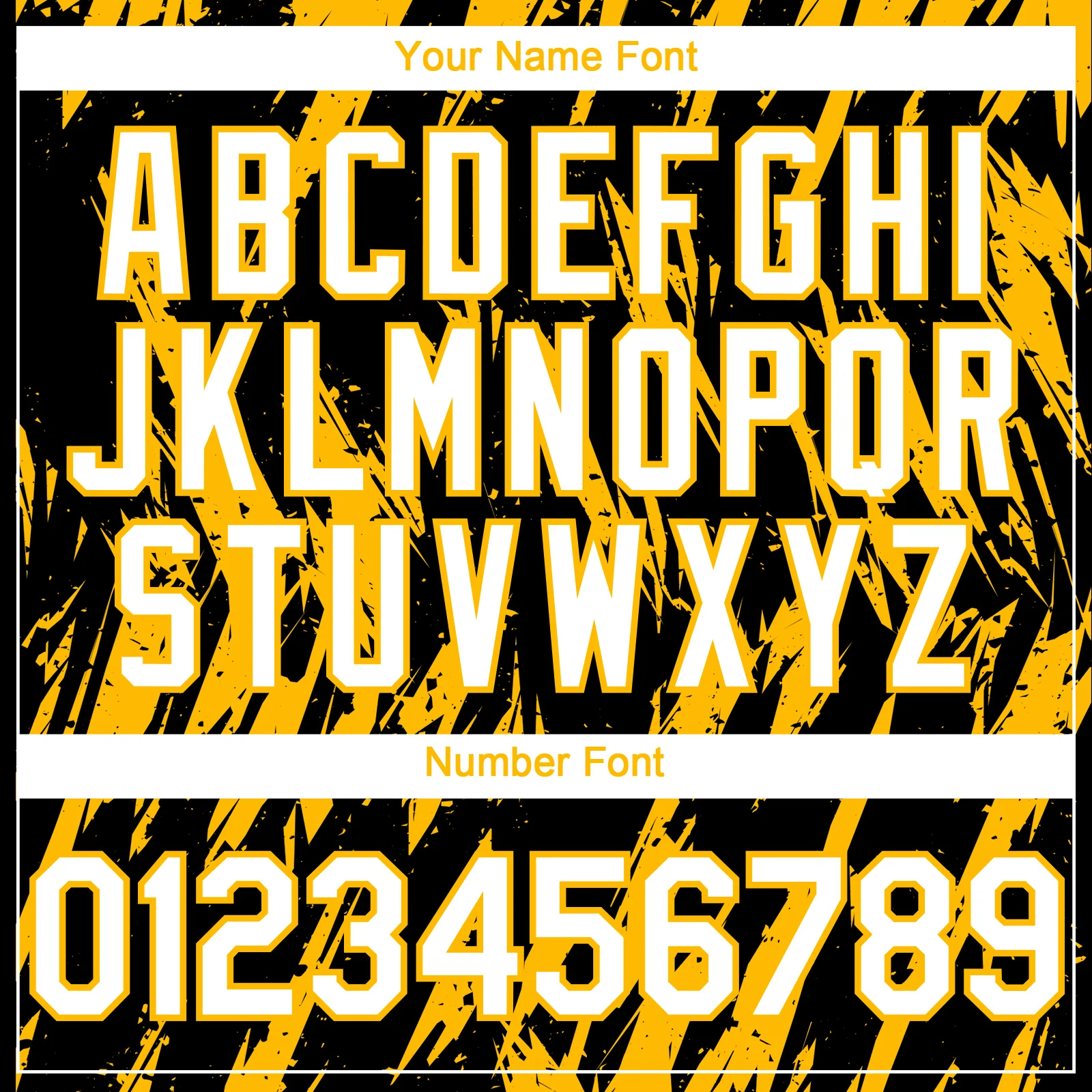 Custom Black White-Gold Splatter Torn Sharp Brush Stroke Authentic Baseball Jersey - Image 5