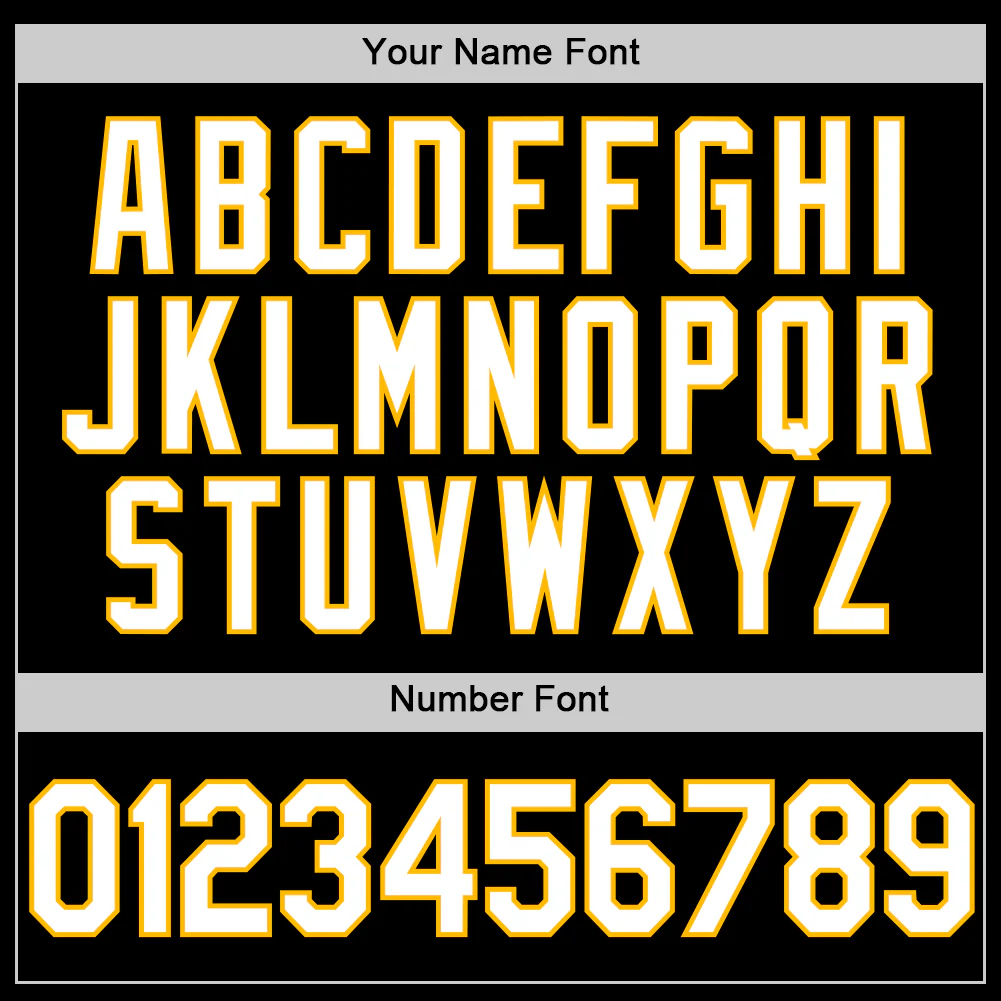 Custom Black White-Gold Authentic Throwback Basketball Jersey - Image 4