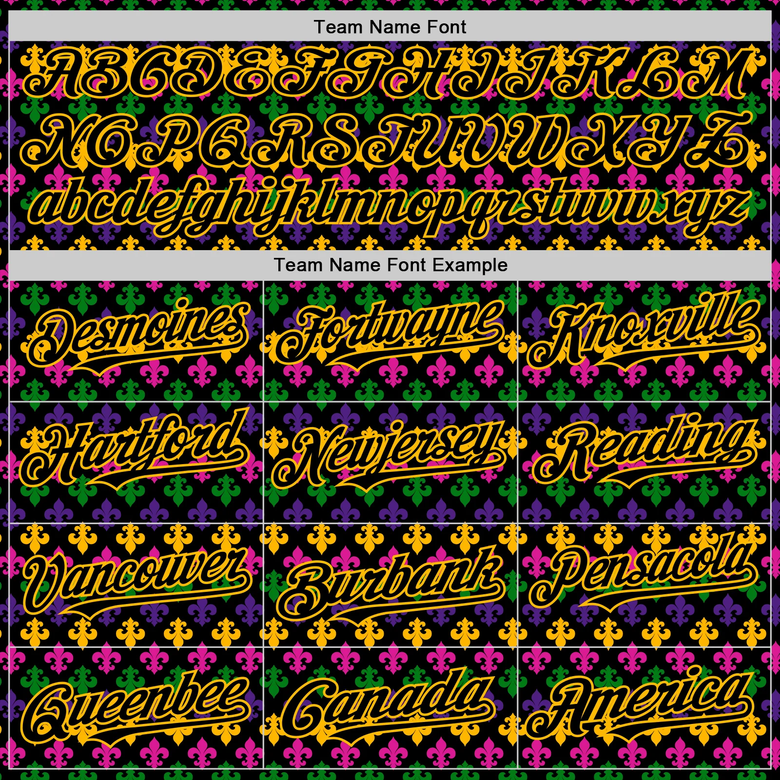 Custom Black Gold 3D Pattern Design Mardi Gras Shrove Tuesday Authentic Baseball Jersey - Image 4