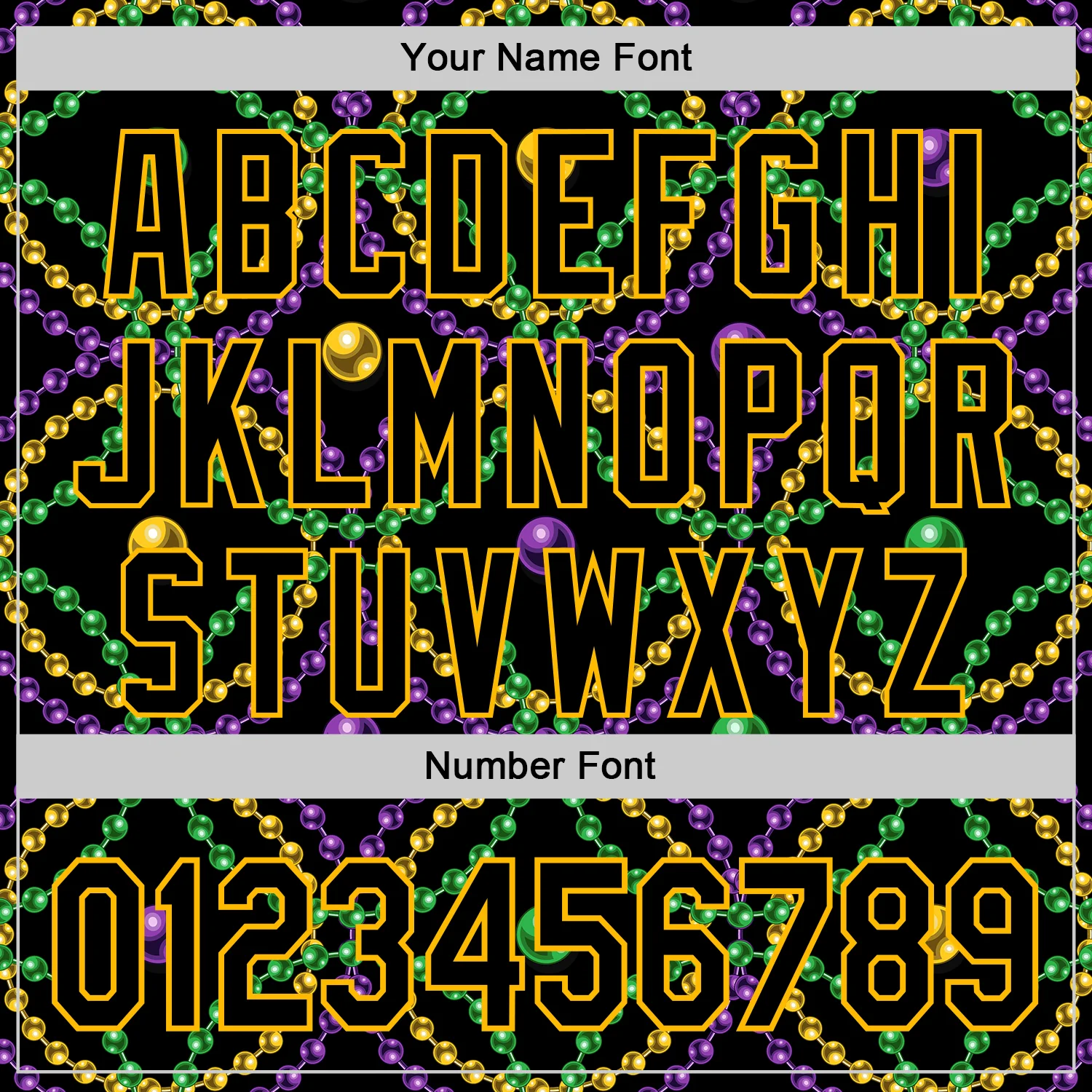 Custom Black Gold 3D Pattern Design Mardi Gras Shrove Tuesday Authentic Baseball Jersey - Image 5