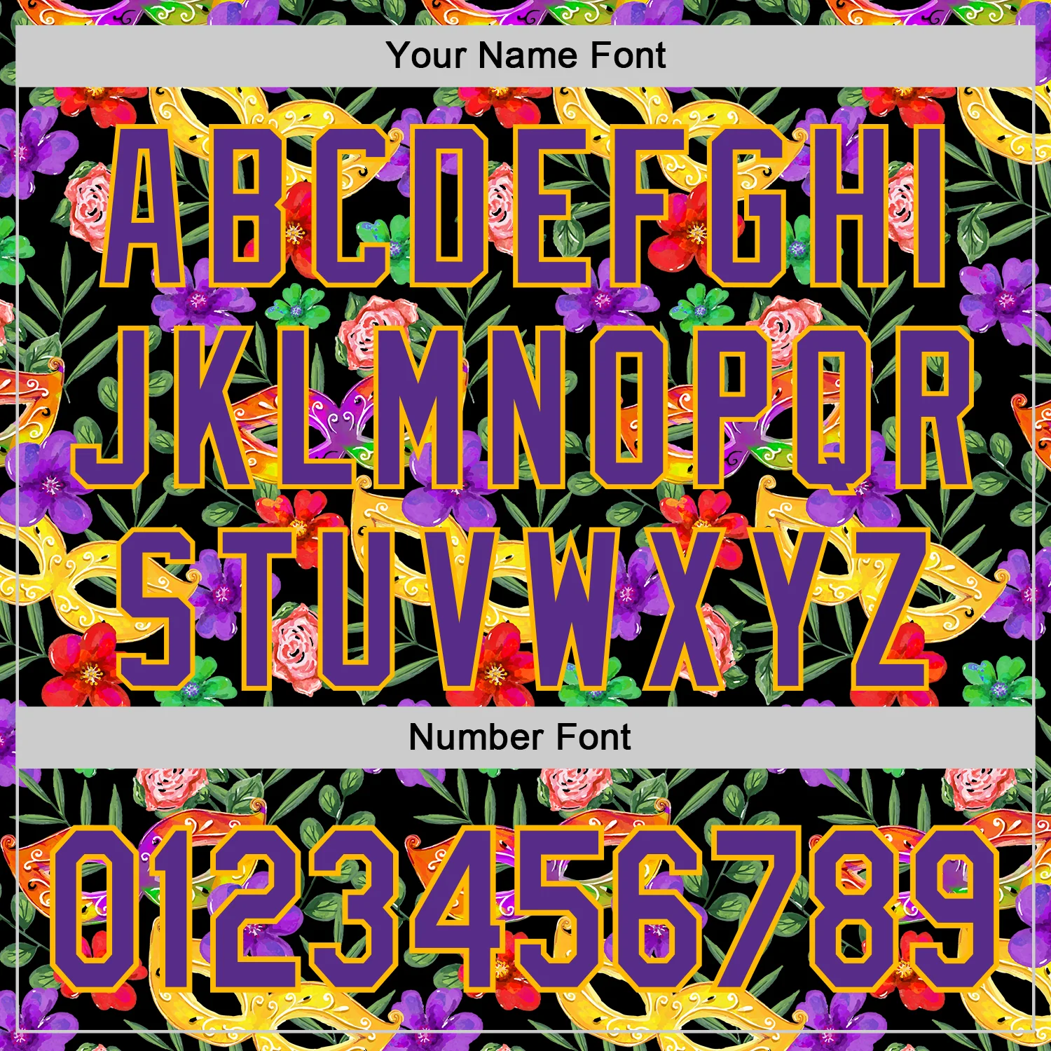 Custom Black Purple-Gold 3D Pattern Design Mardi Gras Shrove Tuesday Authentic Baseball Jersey - Image 5