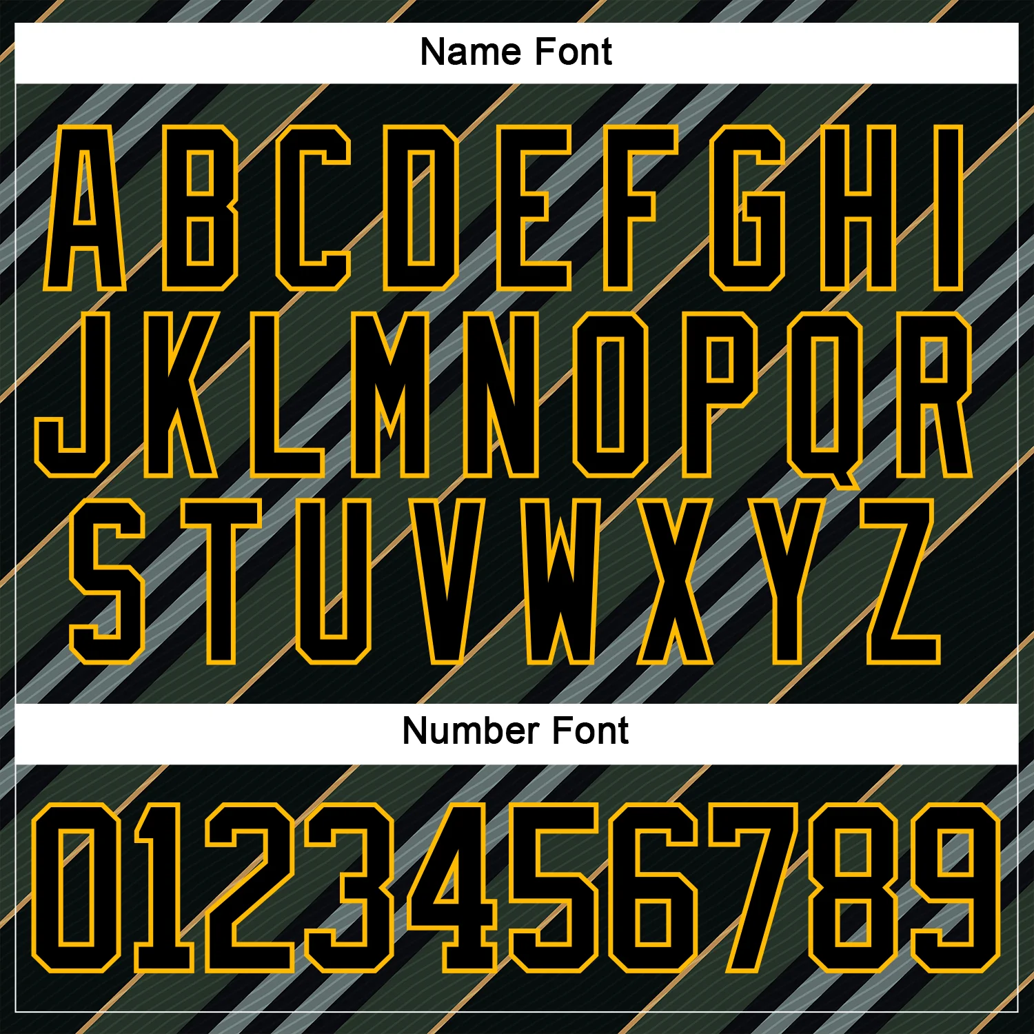 Custom Black Gold-White Stripe Hockey Lace Neck Jersey - Image 7