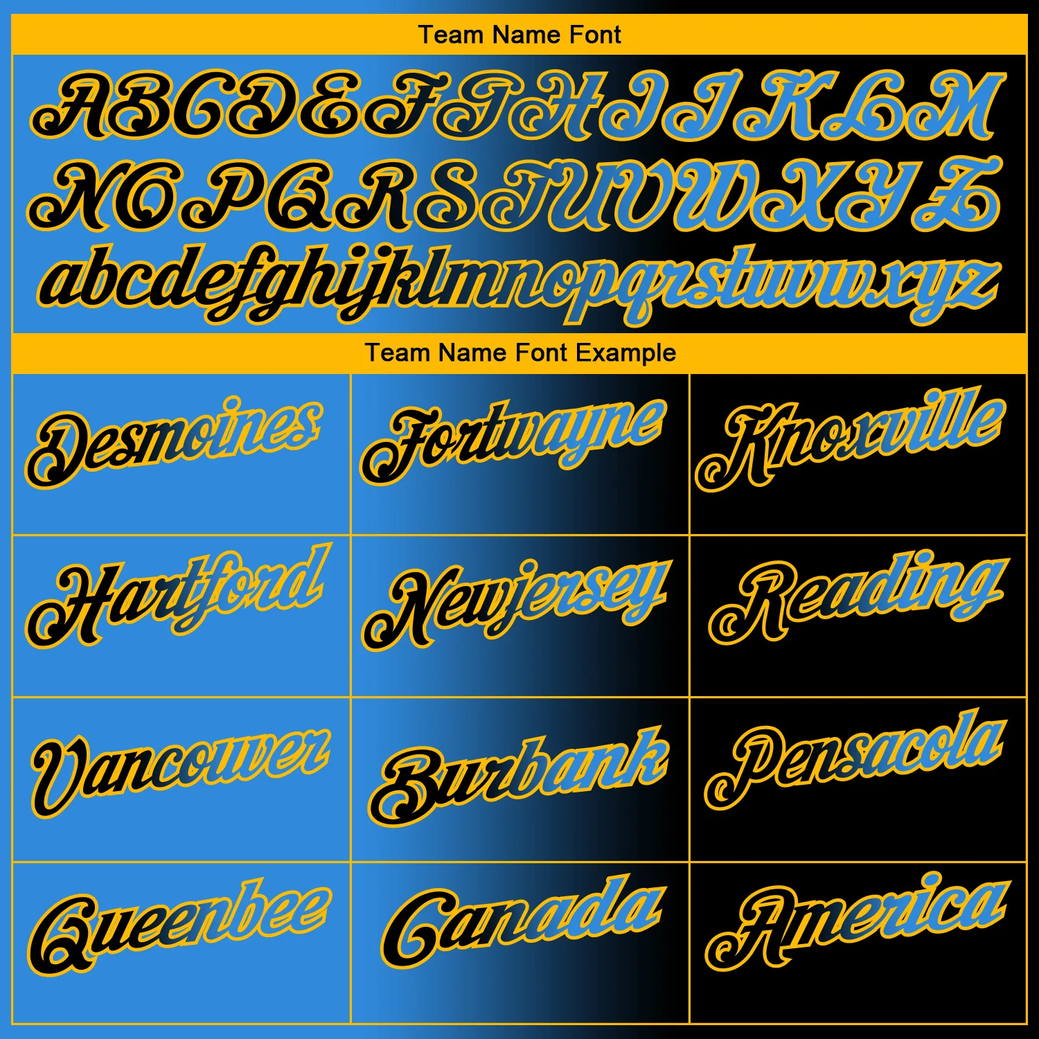 Custom Black Powder Blue-Gold 3D Gradient Fashion Performance Polo Shirt - Image 4