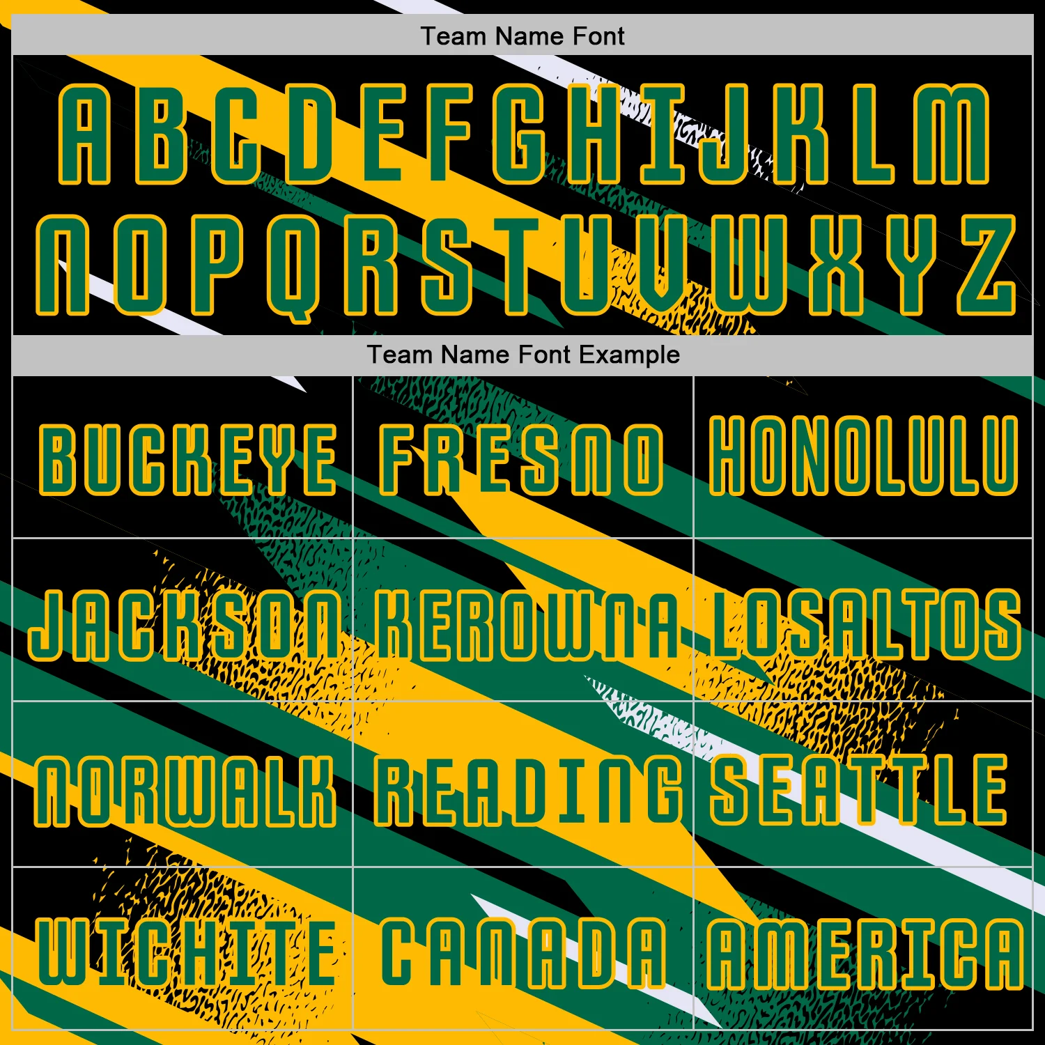 Custom Black Kelly Green Gold-White Grunge Stripe And Grainy Sports Sublimation Soccer Uniform Jersey - Image 5