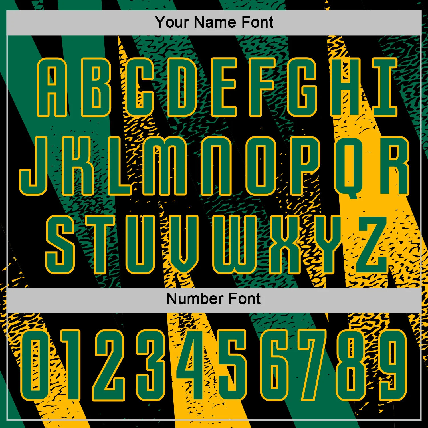 Custom Black Kelly Green-Gold Radial Burst Sports Sublimation Soccer Uniform Jersey - Image 6