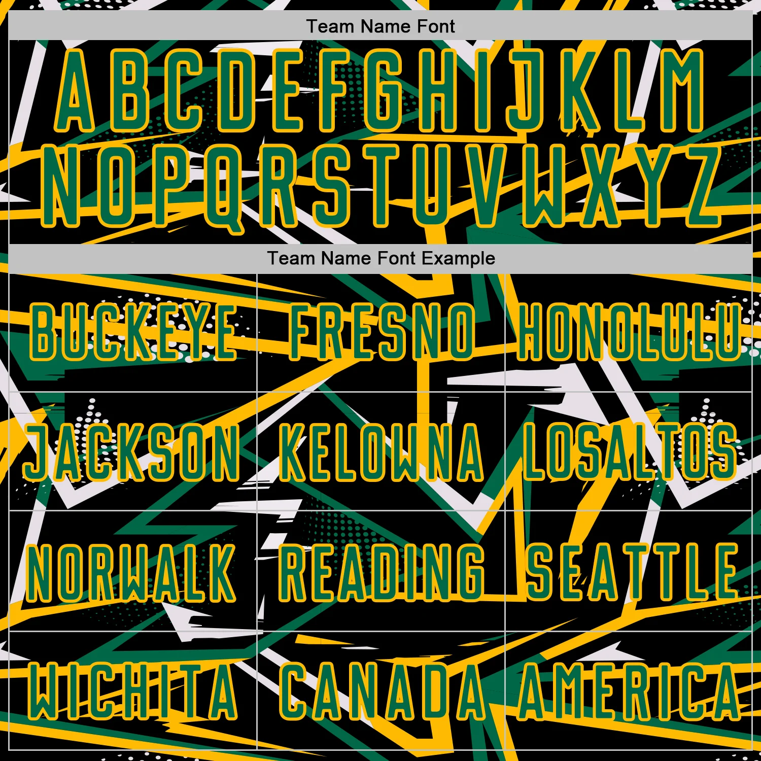 Custom Black Kelly Green Gold-White Abstract Geometric Stripes Sports Sublimation Soccer Uniform Jersey - Image 5