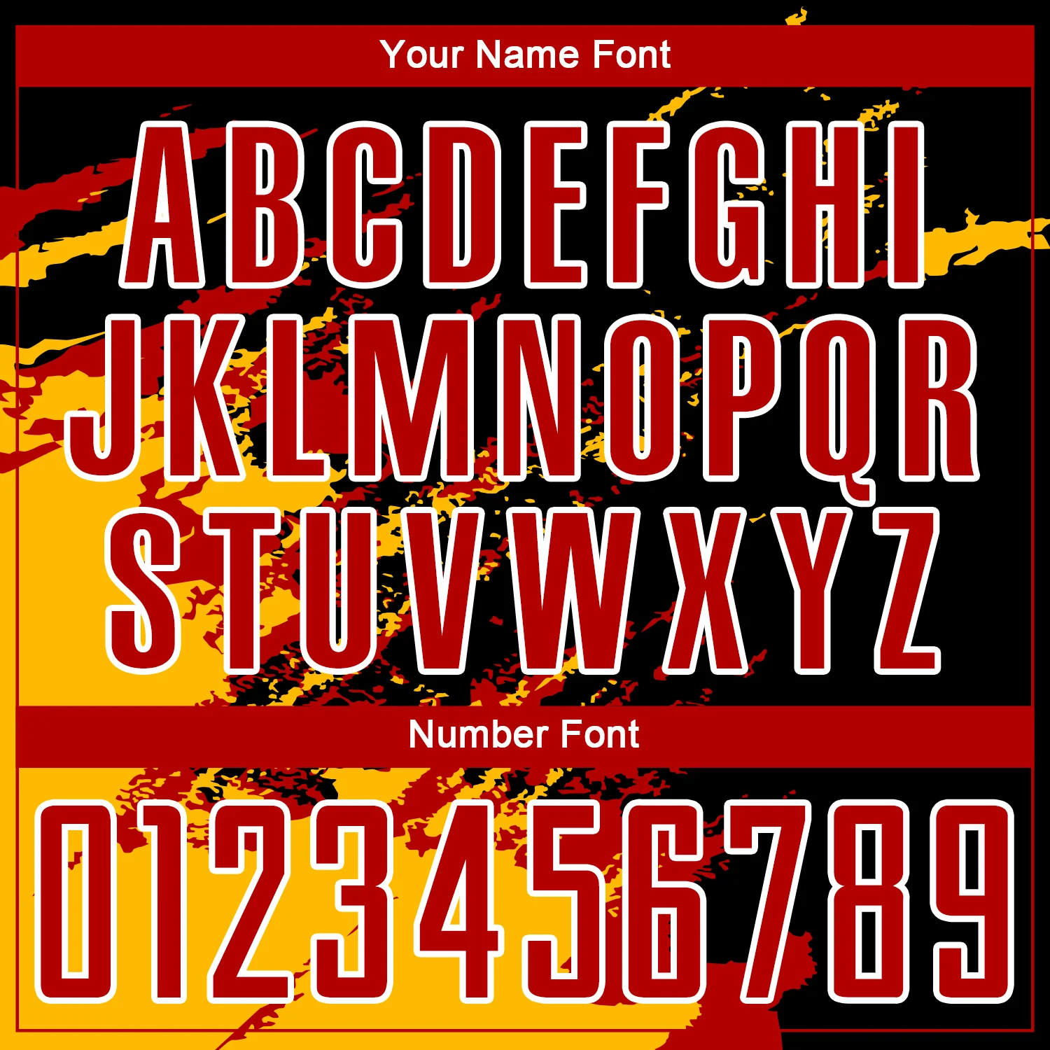 Custom Black Red-Gold Abstract Fragment Art Splash Sublimation Soccer Uniform Jersey - Image 6
