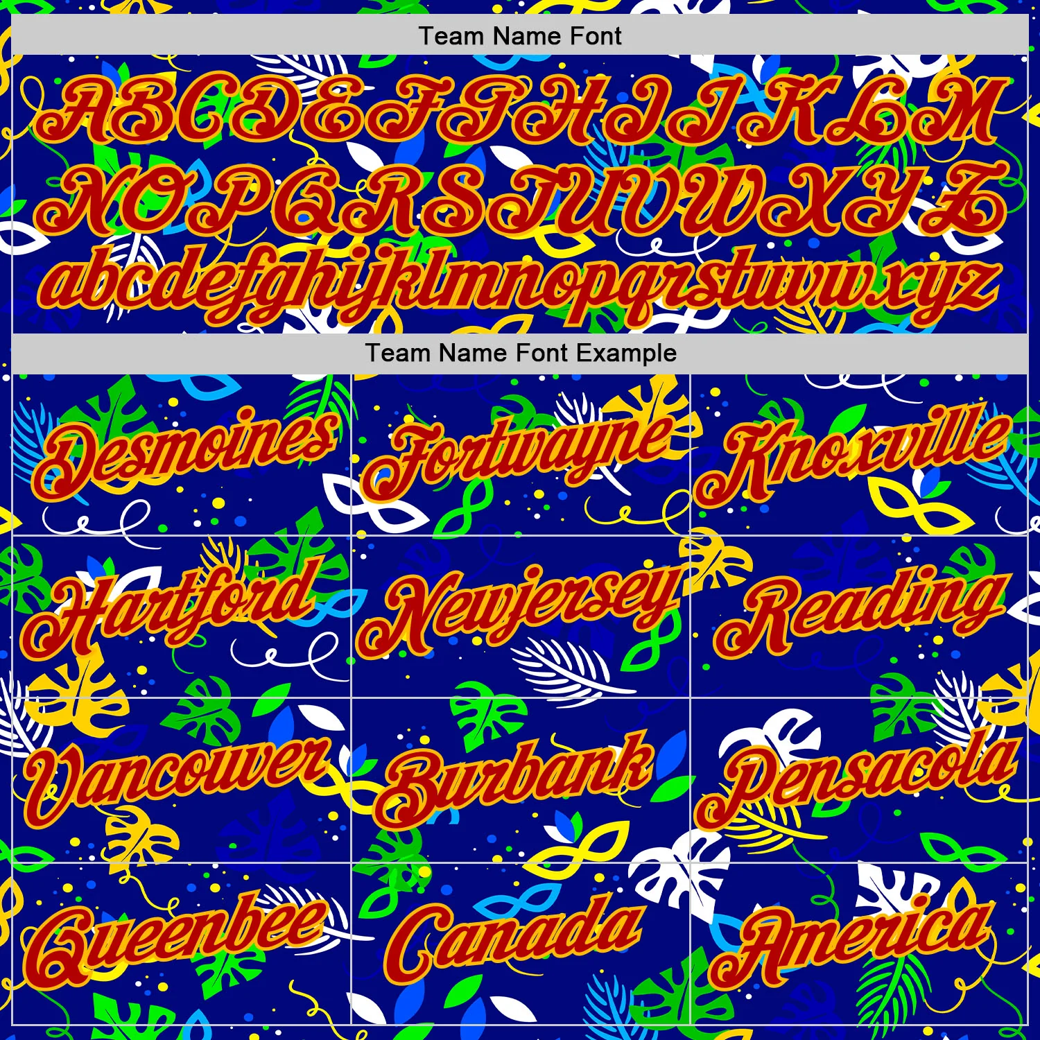 Custom Blue Red-Gold Brazil Tropical Leaves Soccer Jersey Performance T-Shirt - Image 3