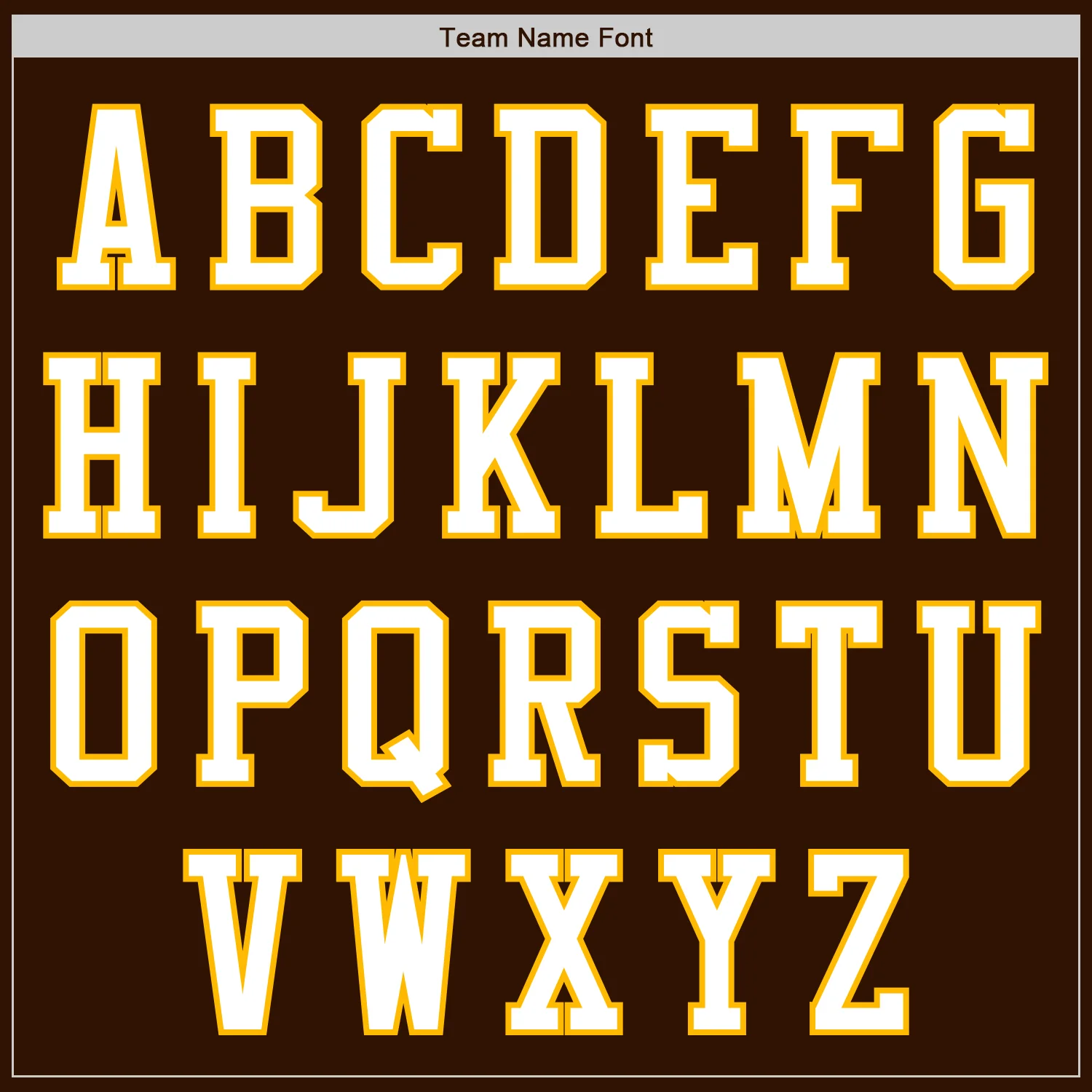 Custom Brown White-Gold Authentic Baseball Jersey - Image 7