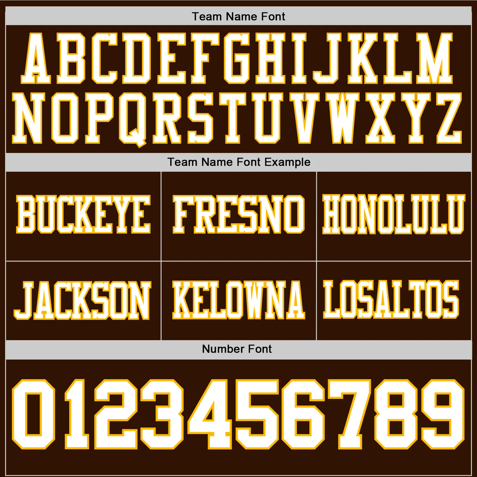 Custom Brown White-Gold Authentic Football Jersey - Image 4