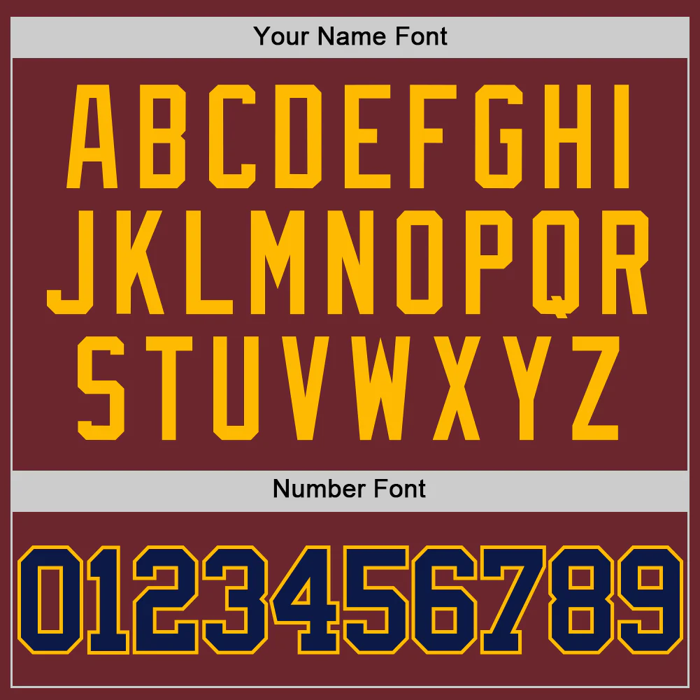 Custom Burgundy Navy-Gold Authentic Basketball Jersey - Image 4
