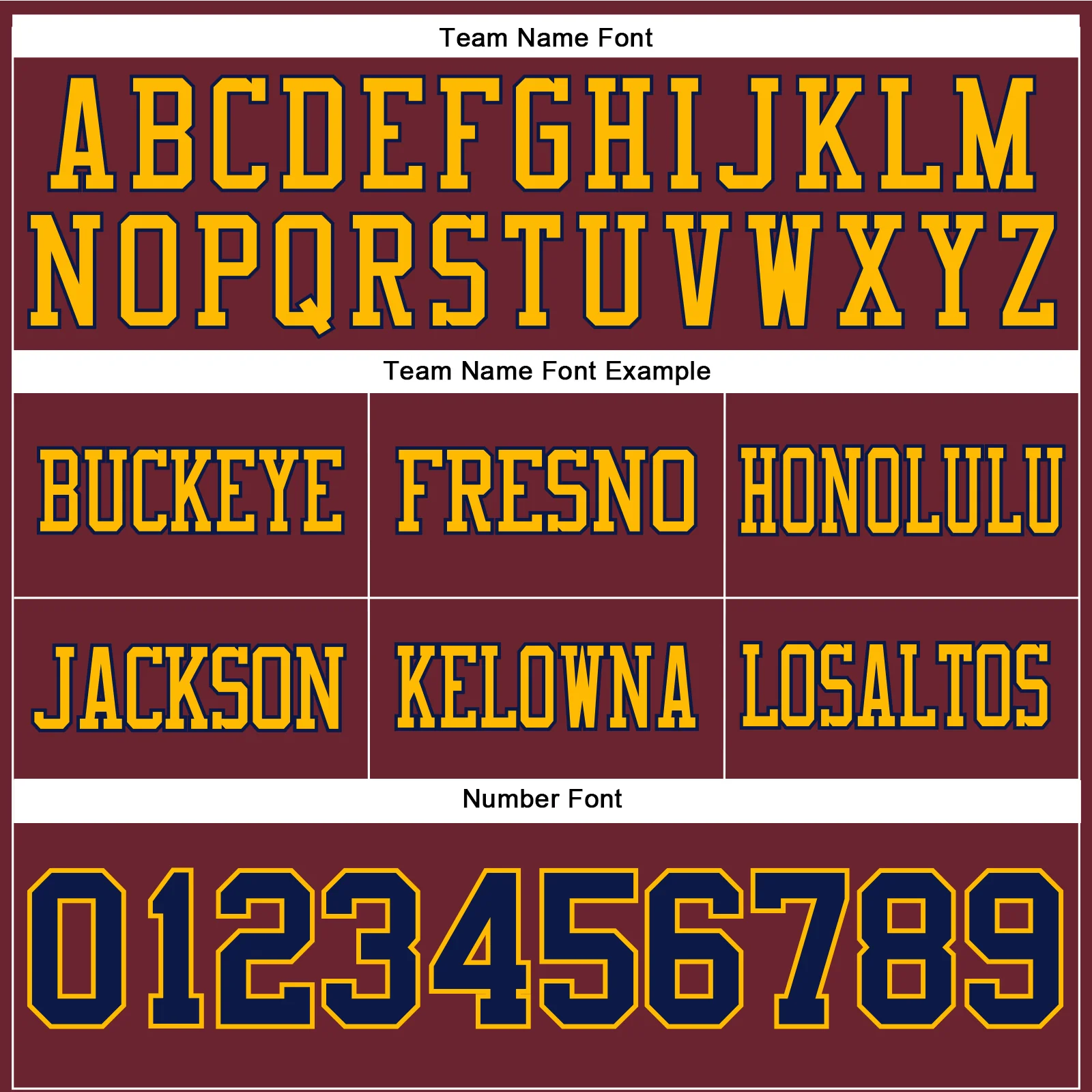 Custom Burgundy Navy-Gold Authentic Football Jersey - Image 4