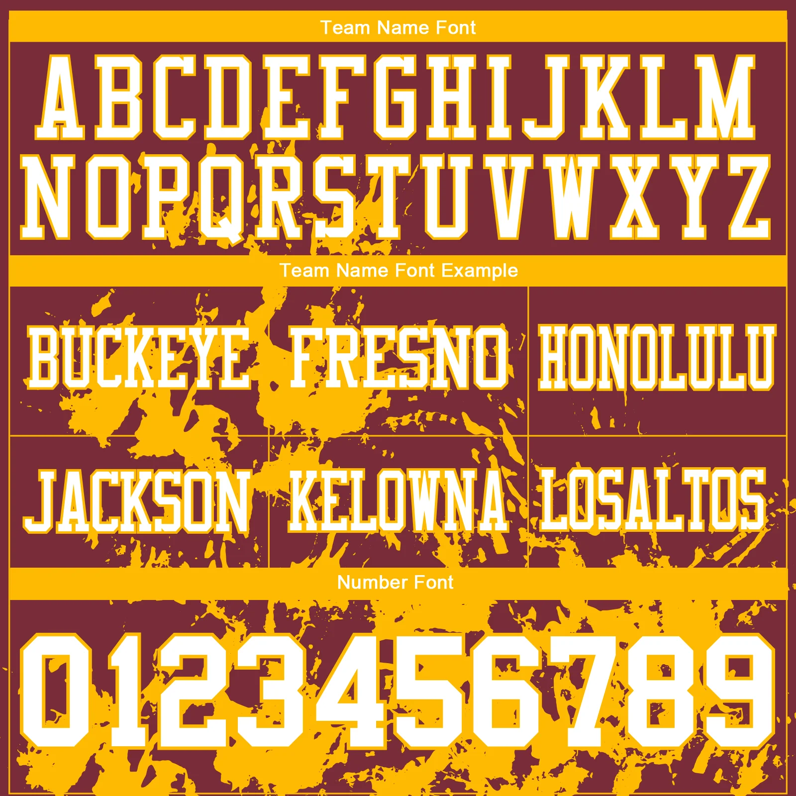Custom Burgundy White-Gold 3D Pattern Splash Authentic Football Jersey - Image 3