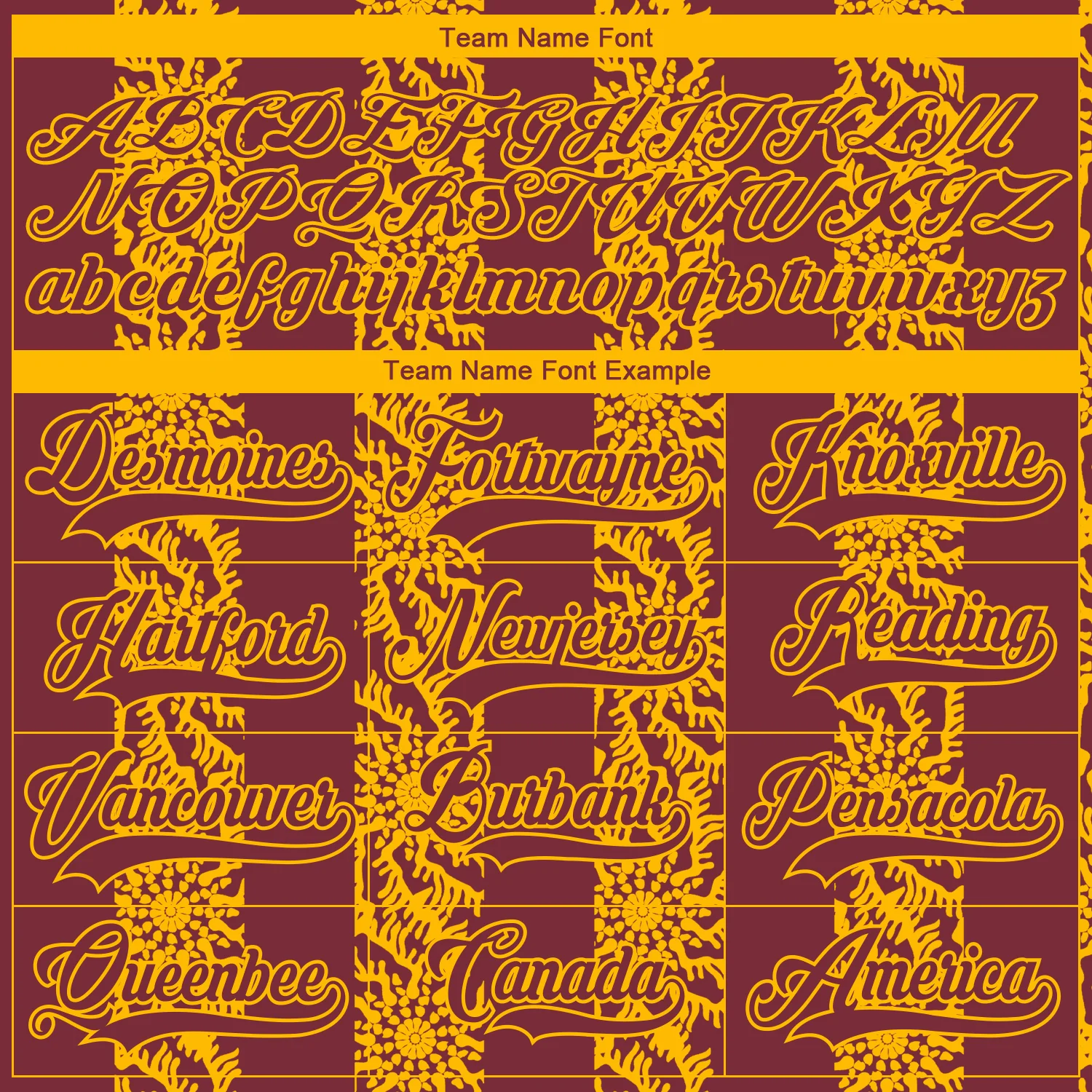 Custom Burgundy Gold-White 3D Pattern Abstract Shape Hockey Lace Neck Jersey - Image 4