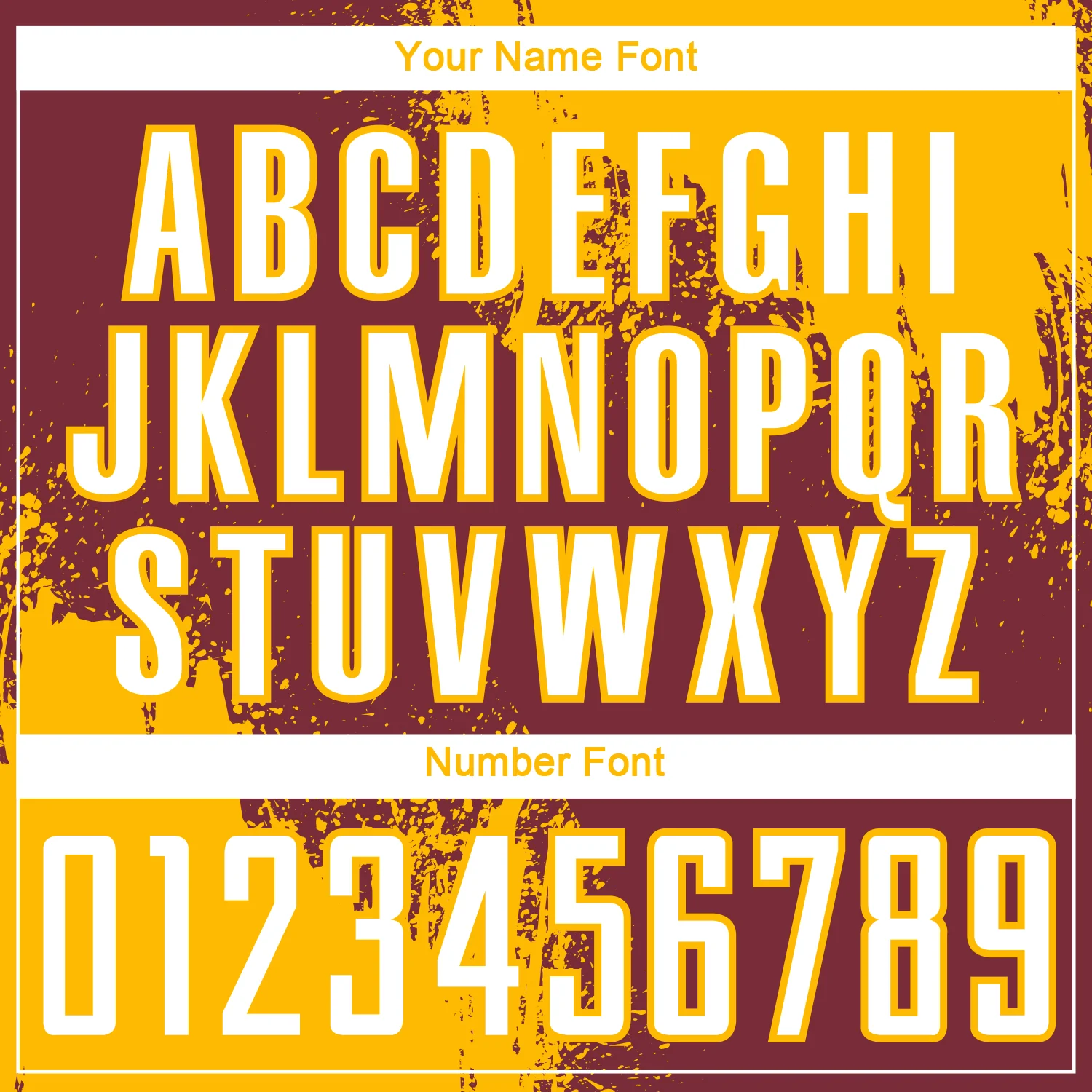 Custom Burgundy White-Gold Abstract Brush Stroke Sports Sublimation Soccer Uniform Jersey - Image 6