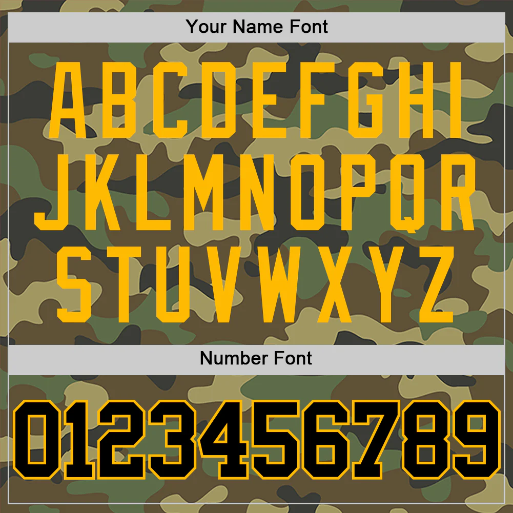 Custom Camo Black-Gold Authentic Salute To Service Basketball Jersey - Image 4