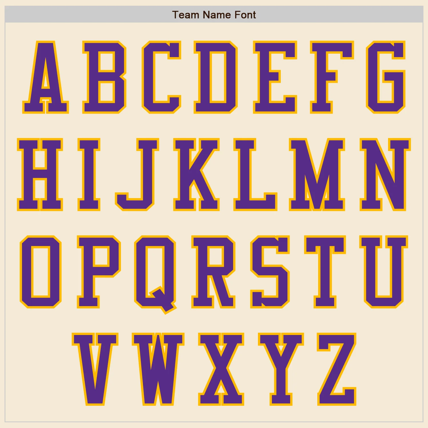 Custom Cream Purple-Gold Authentic Baseball Jersey - Image 7