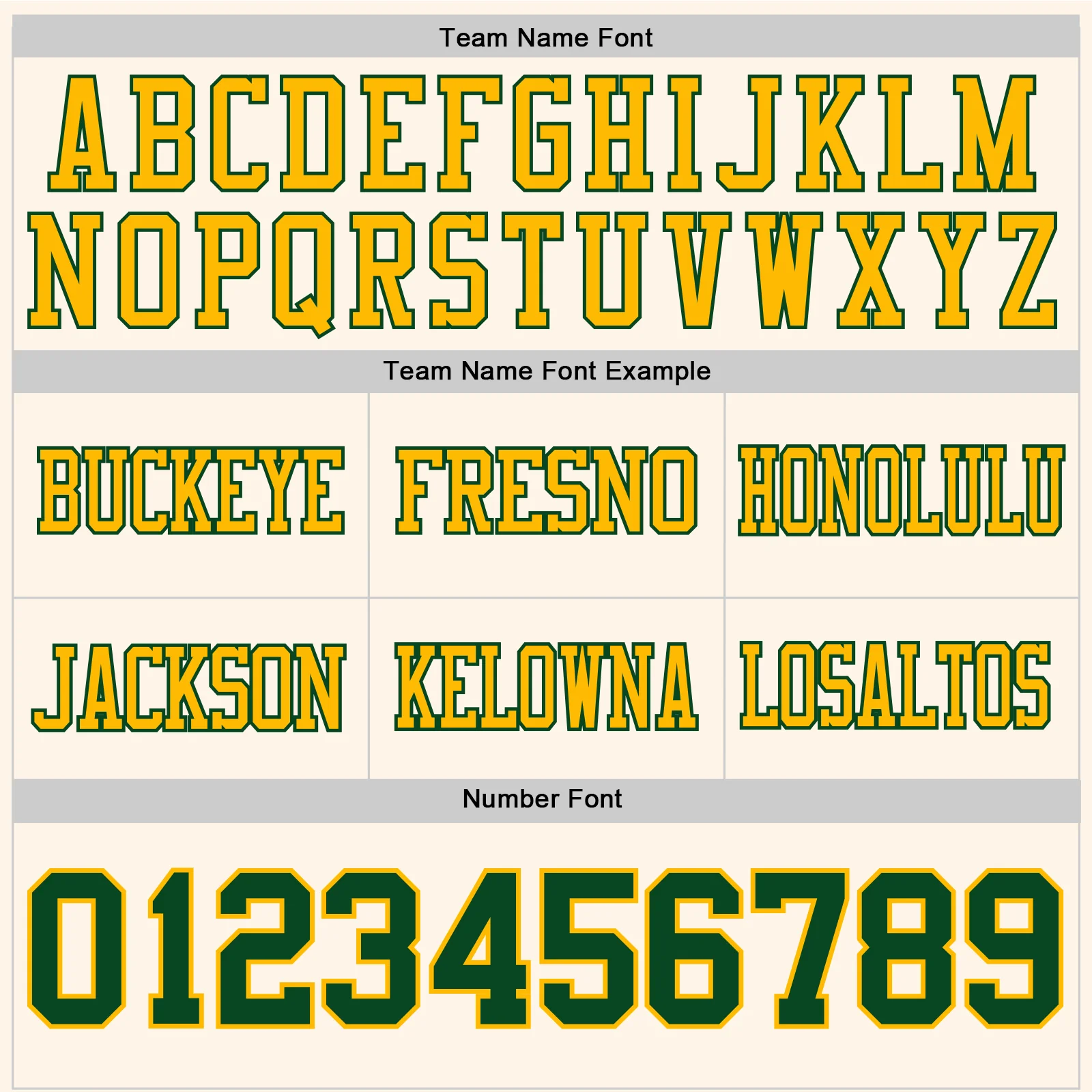 Custom Cream Green-Gold Authentic Football Jersey - Image 4