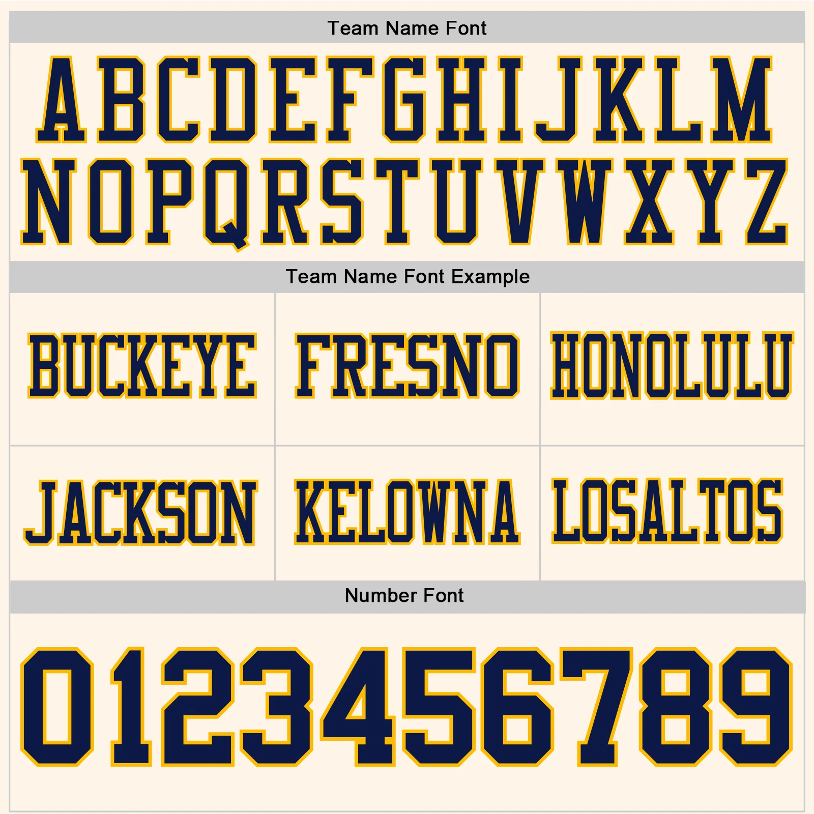 Custom Cream Navy-Gold Authentic Football Jersey - Image 4