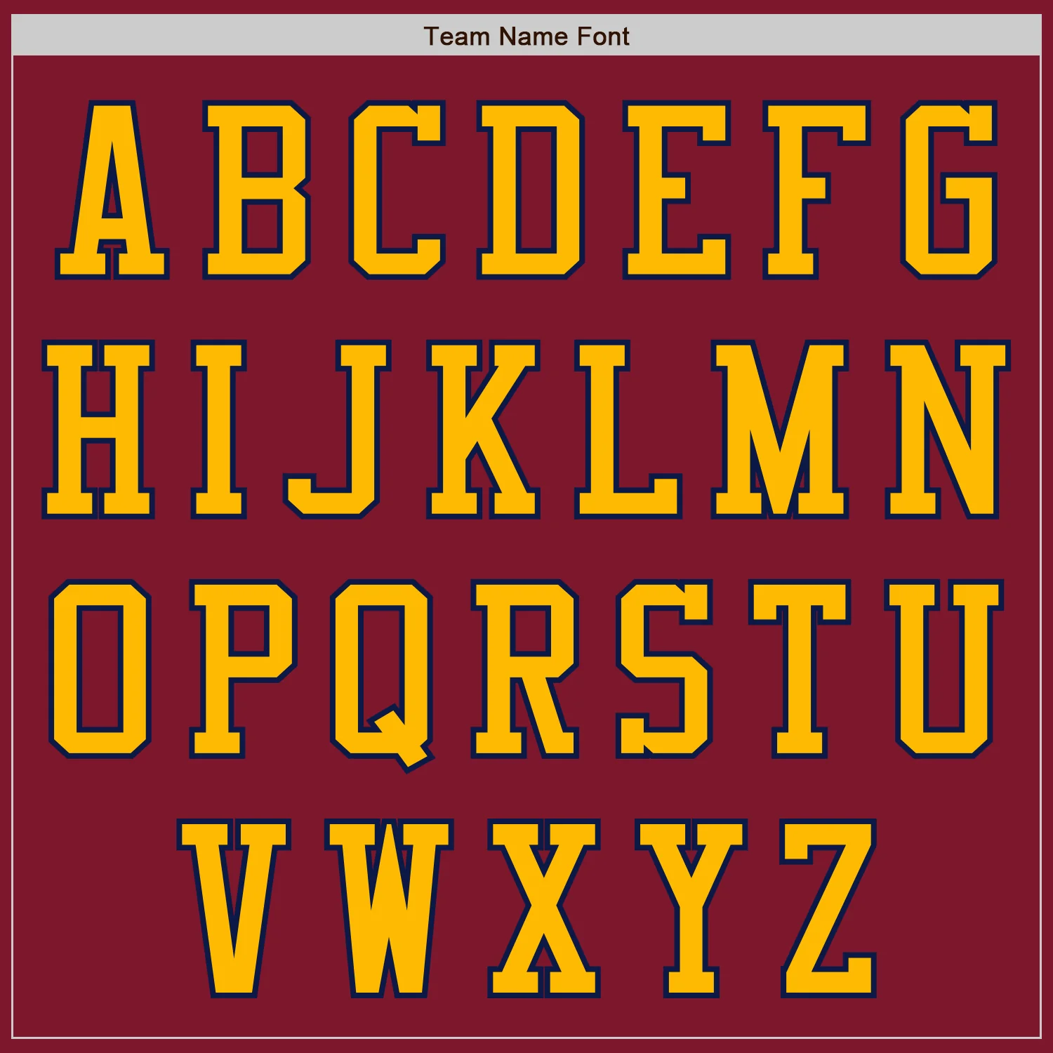 Custom Crimson Navy-Gold Authentic Baseball Jersey - Image 7