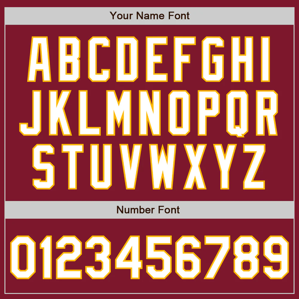 Custom Crimson White-Gold Authentic Baseball Jersey - Image 8