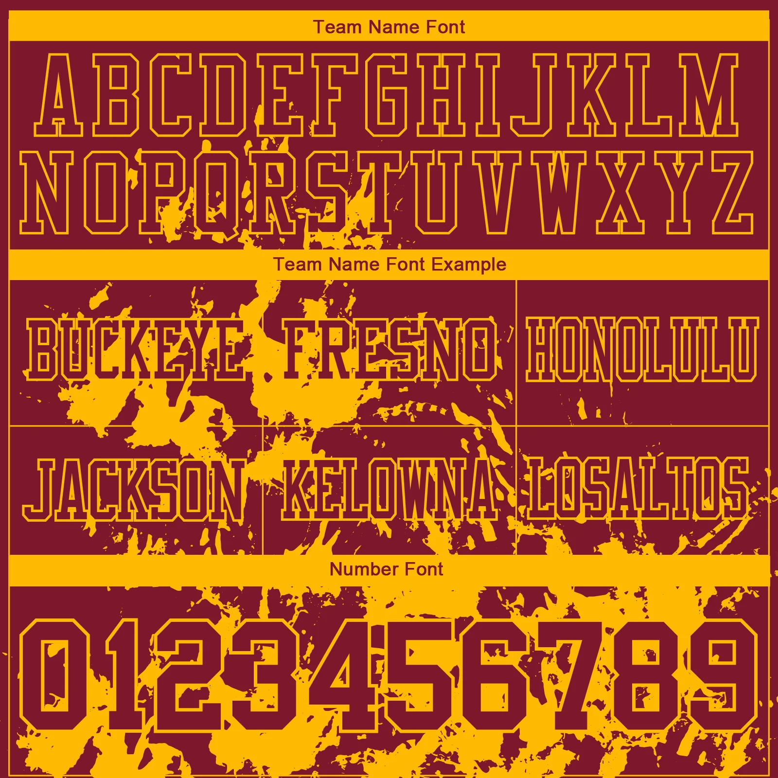 Custom Crimson Gold 3D Pattern Splash Authentic Football Jersey - Image 3