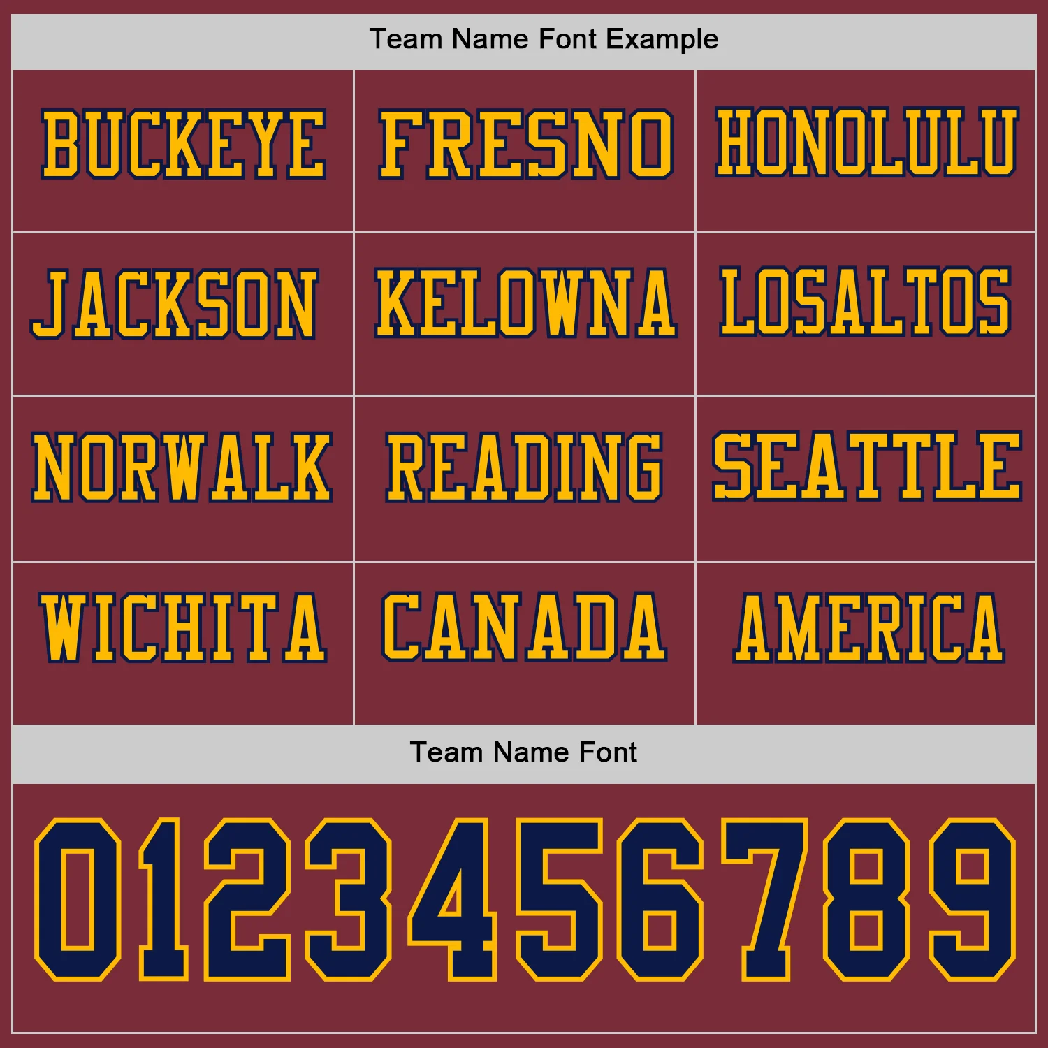 Custom Burgundy Navy-Gold Long Sleeve Authentic Football Jersey - Image 3