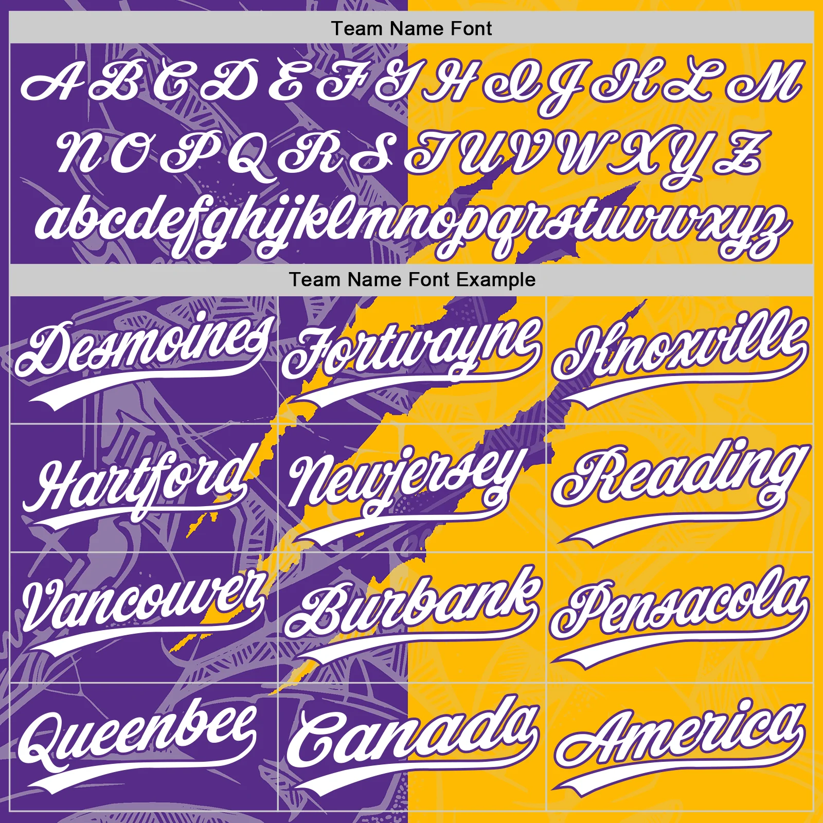 Custom Graffiti Pattern White Gold-Purple 3D Scratch Two-Button Unisex Softball Jersey - Image 4