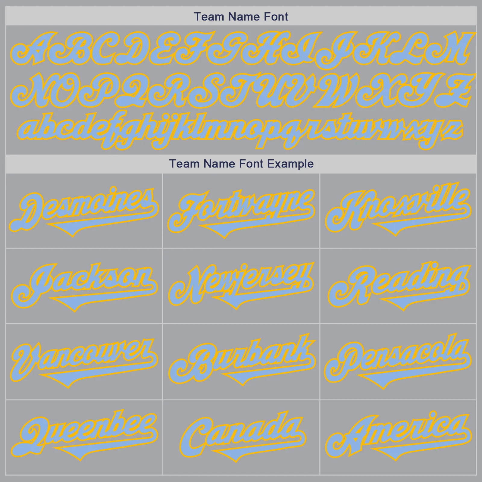 Custom Gray Light Blue-Gold Authentic Two Tone Baseball Jersey - Image 4