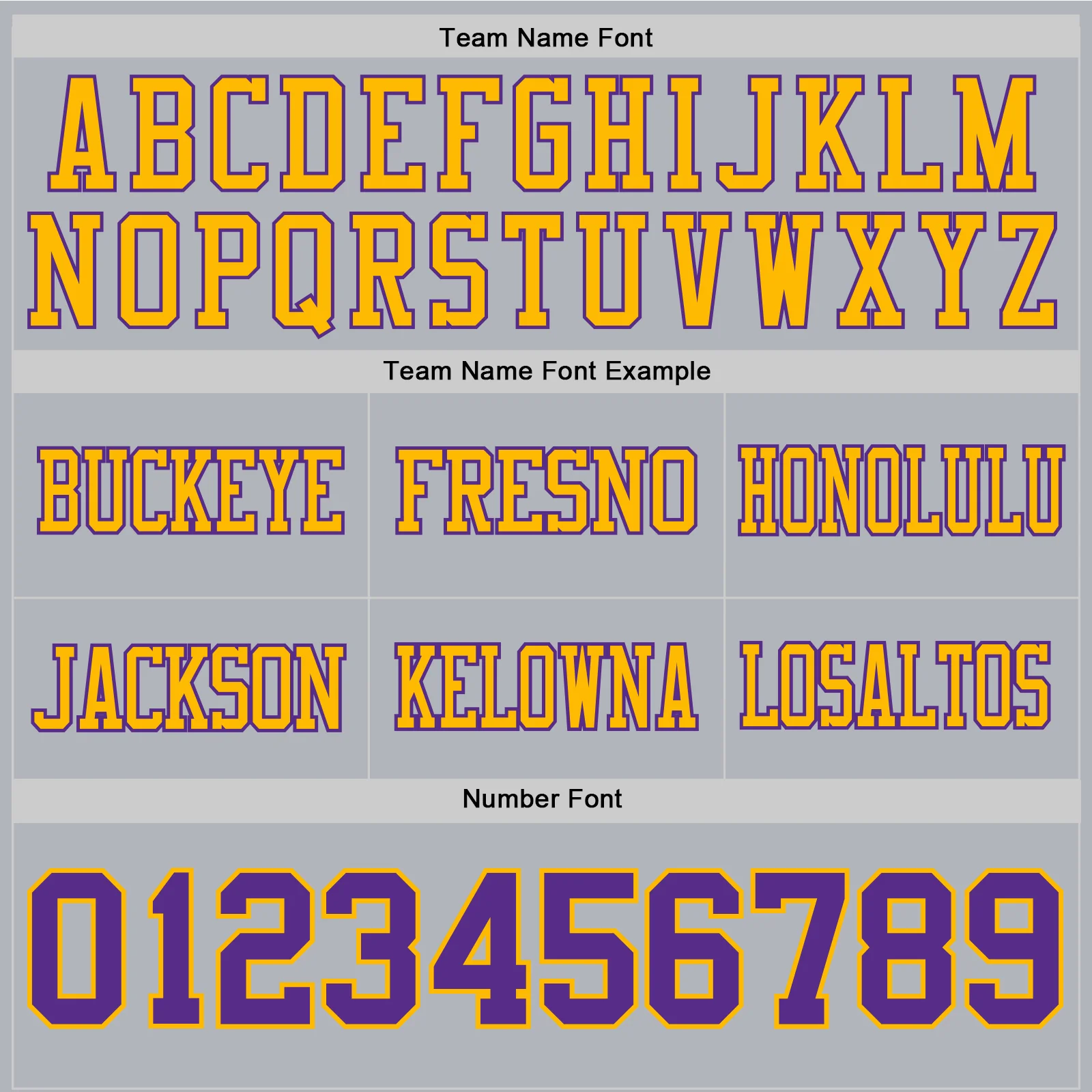 Custom Gray Purple-Gold Authentic Football Jersey - Image 4
