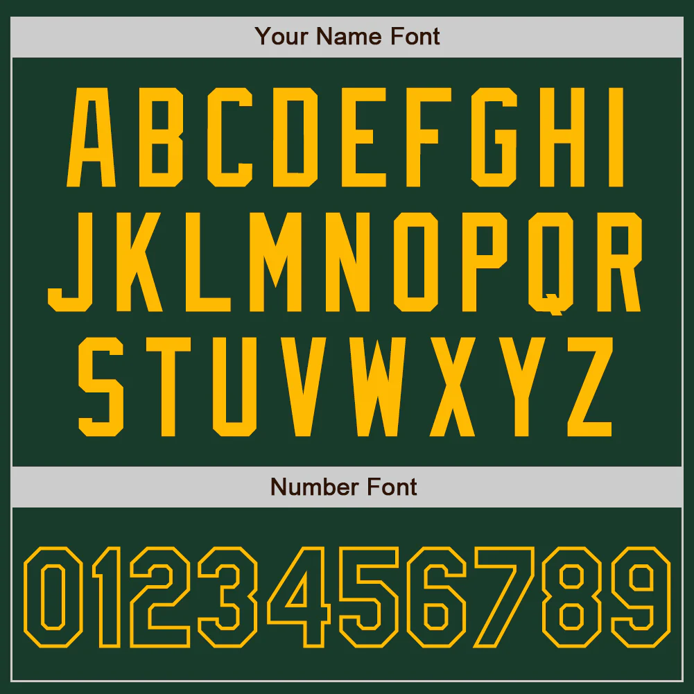 Custom Green Gold Authentic Two Tone Baseball Jersey - Image 5
