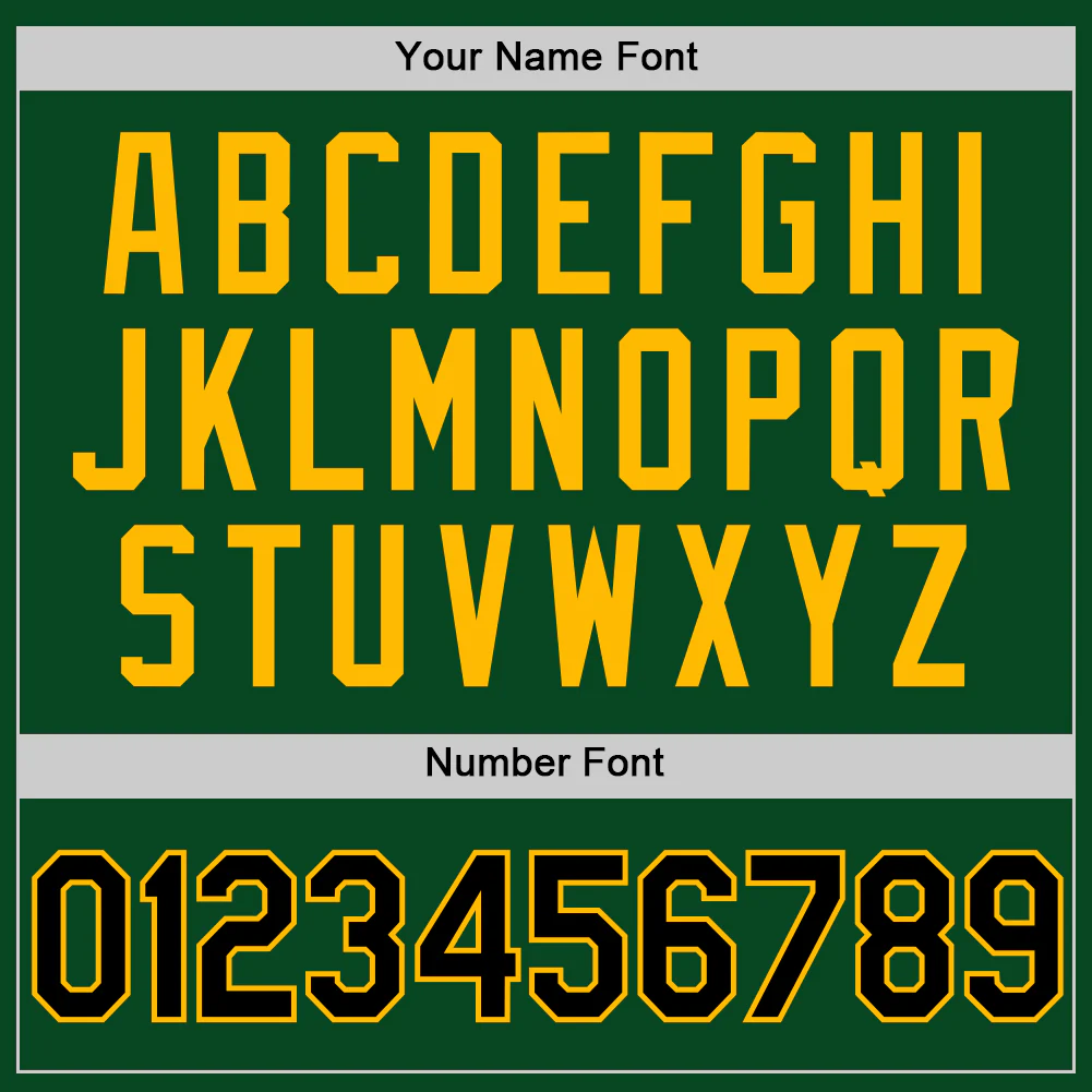 Custom Green Black-Gold Authentic Throwback Basketball Jersey - Image 4