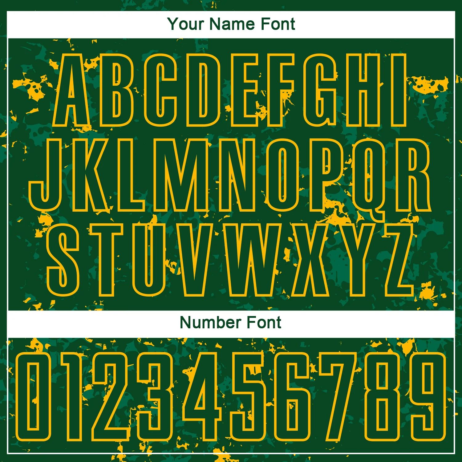 Custom Green Gold-Kelly Green Abstract Fragment Art Sublimation Soccer Uniform Jersey - Image 6