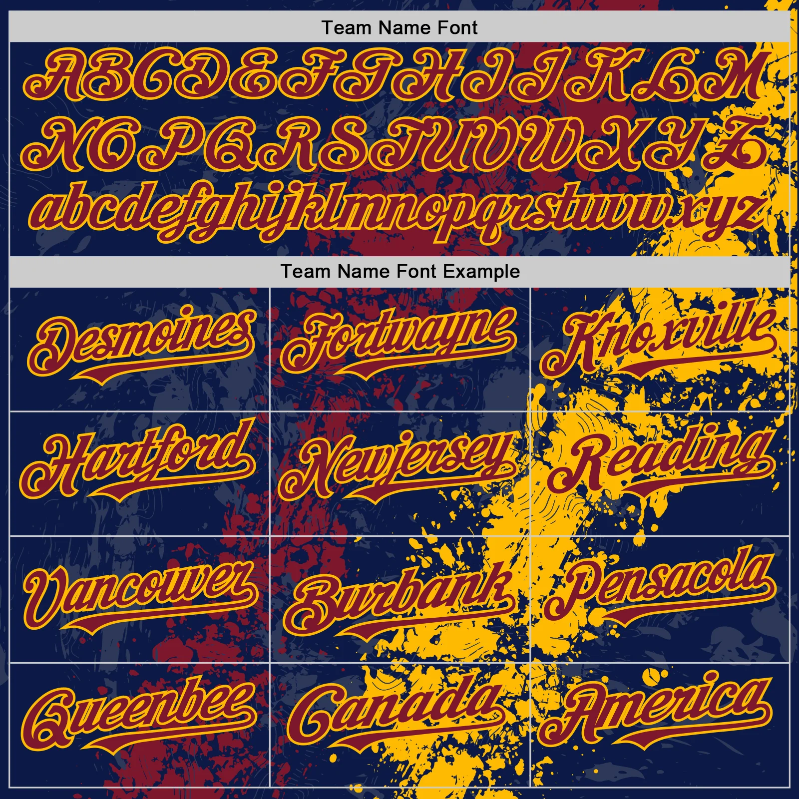 Custom Navy Crimson-Gold Splash Art 3D Pattern Design Bomber Full-Snap Varsity Letterman Hoodie Jacket - Image 5