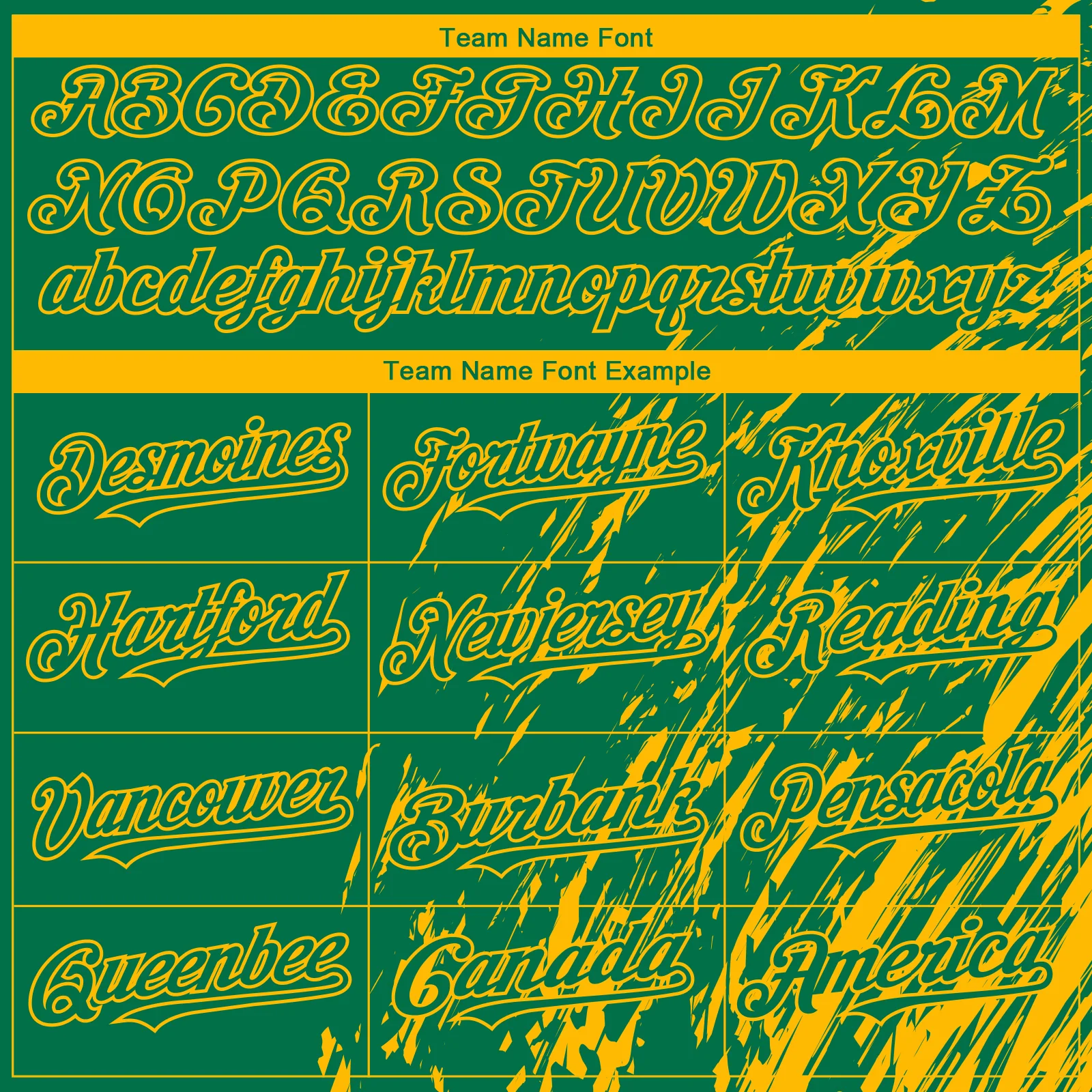 Custom Kelly Green Gold Paint Stroke Grunge Streak Authentic Baseball Jersey - Image 4
