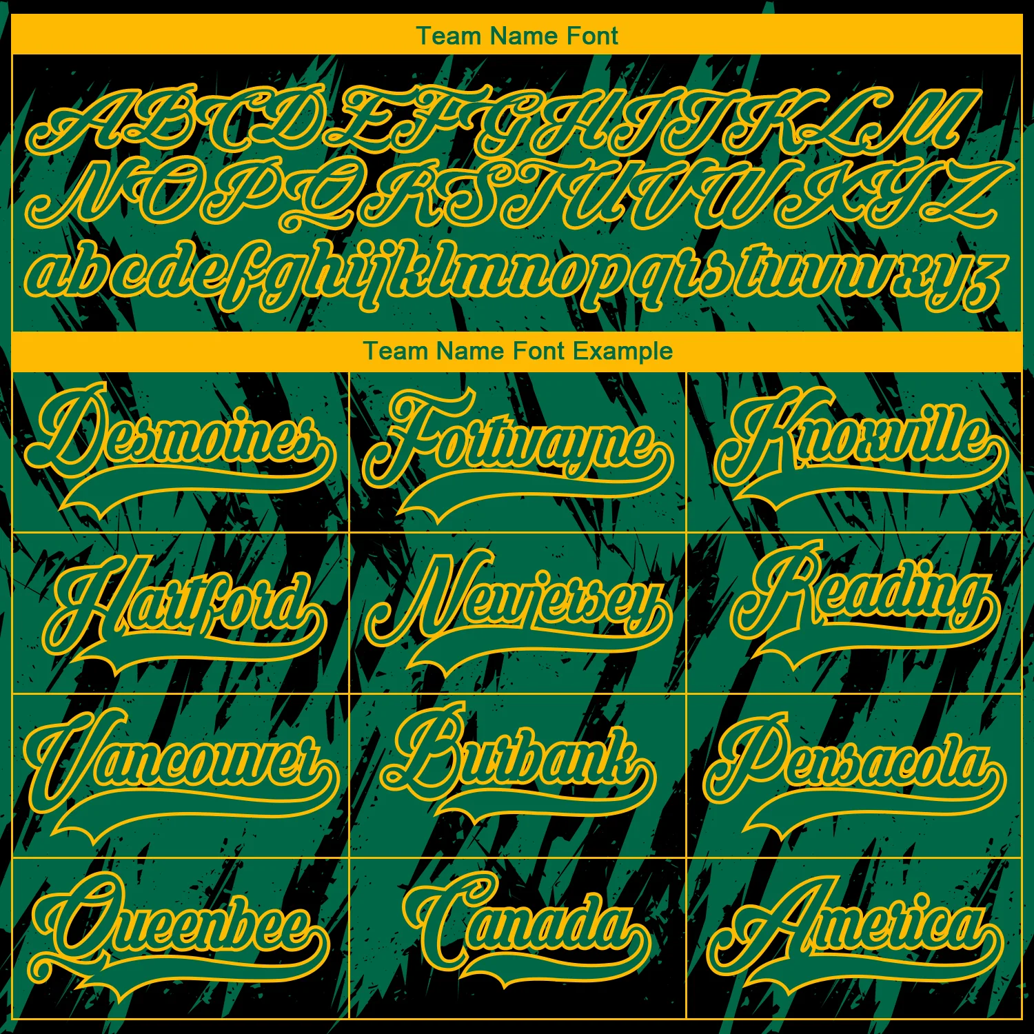 Custom Kelly Green Gold-Black 3D Pattern Splash Art Hockey Lace Neck Jersey - Image 4