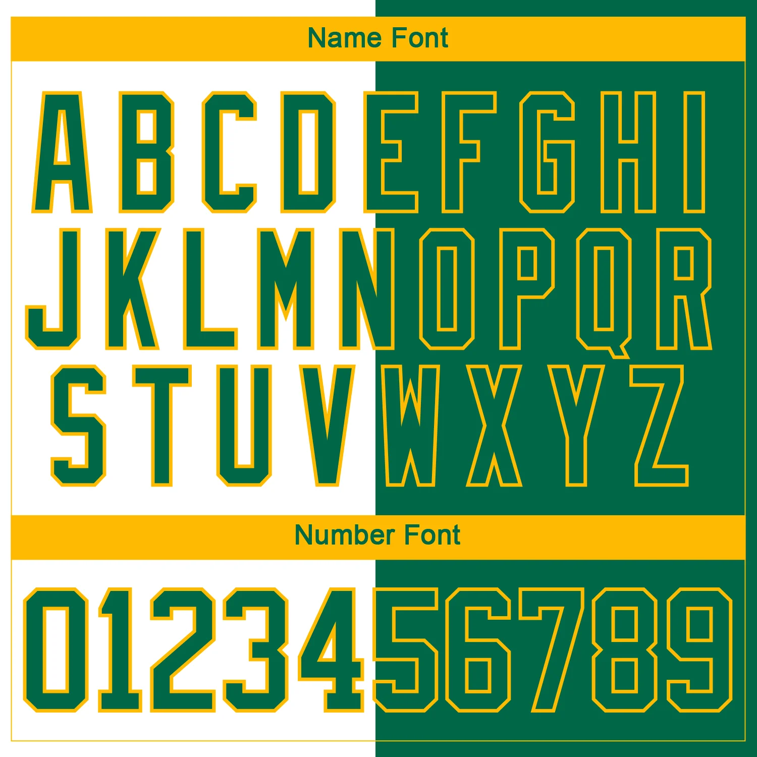 Custom Kelly Green Gold-White Split Fashion Hockey Lace Neck Jersey - Image 7