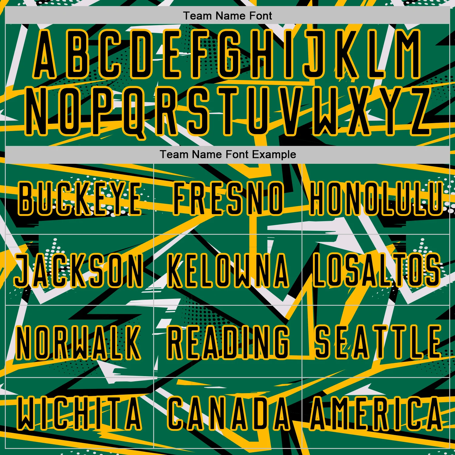 Custom Kelly Green Black Gold-White Abstract Geometric Stripes Sports Sublimation Soccer Uniform Jersey - Image 5