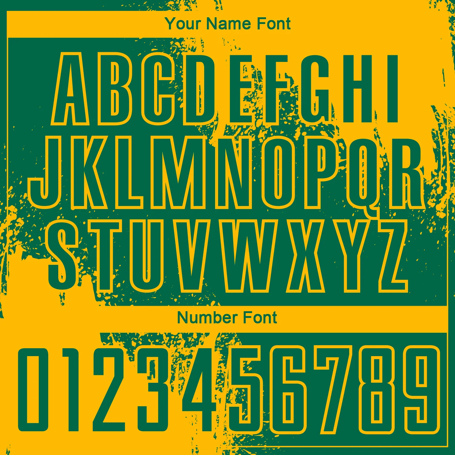 Custom Kelly Green Gold Abstract Brush Stroke Sports Sublimation Soccer Uniform Jersey - Image 6