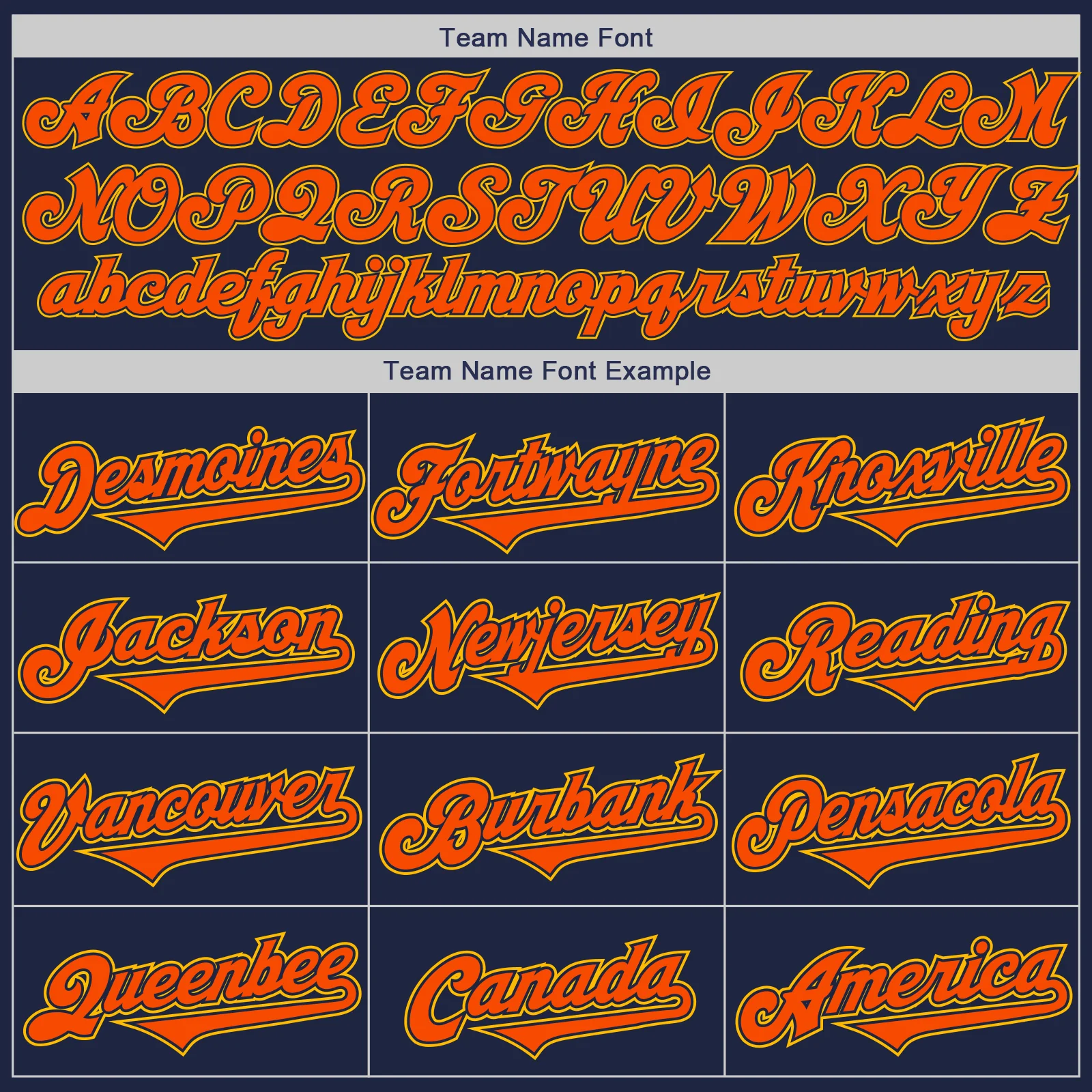 Custom Navy Orange-Gold Authentic Two Tone Baseball Jersey - Image 4