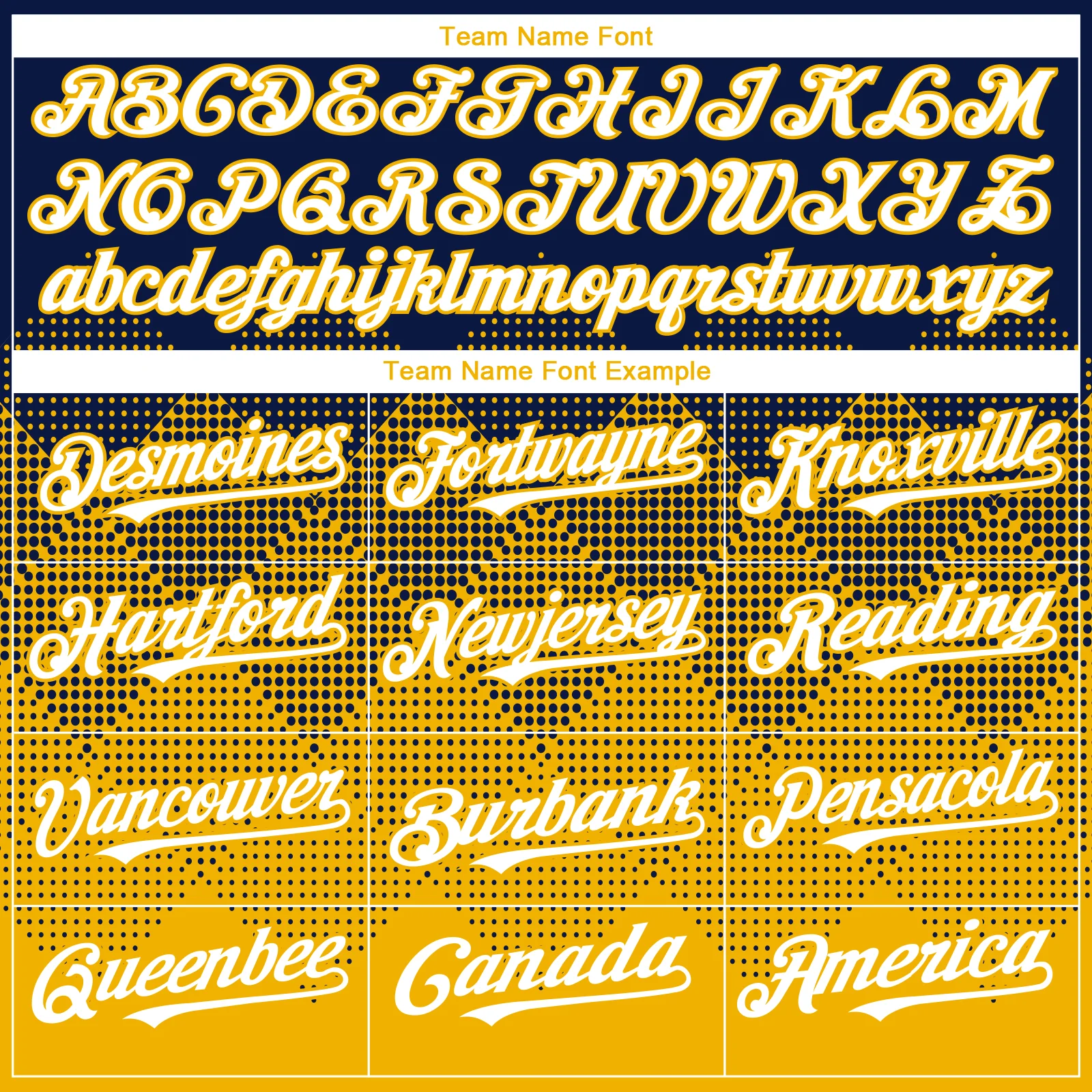 Custom Navy White-Gold 3D Gradient Square Shape Authentic Baseball Jersey - Image 4