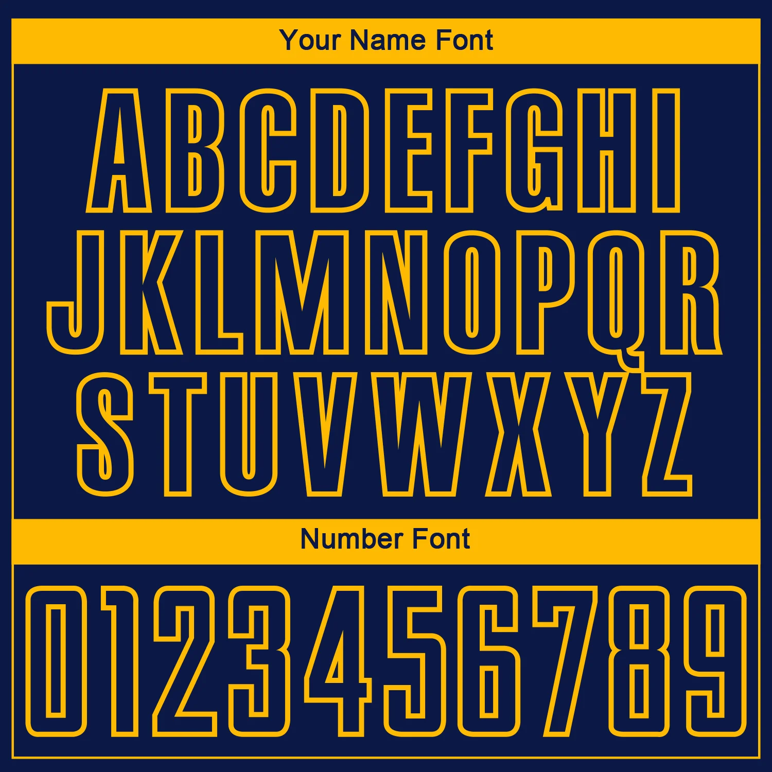 Custom Navy Gold-Royal Gradient Horizontal Stripes Sublimation Soccer Uniform Jersey - Image 6