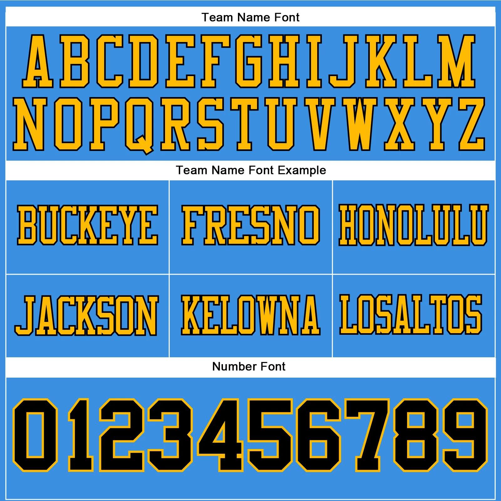 Custom Powder Blue Black-Gold Authentic Football Jersey - Image 4