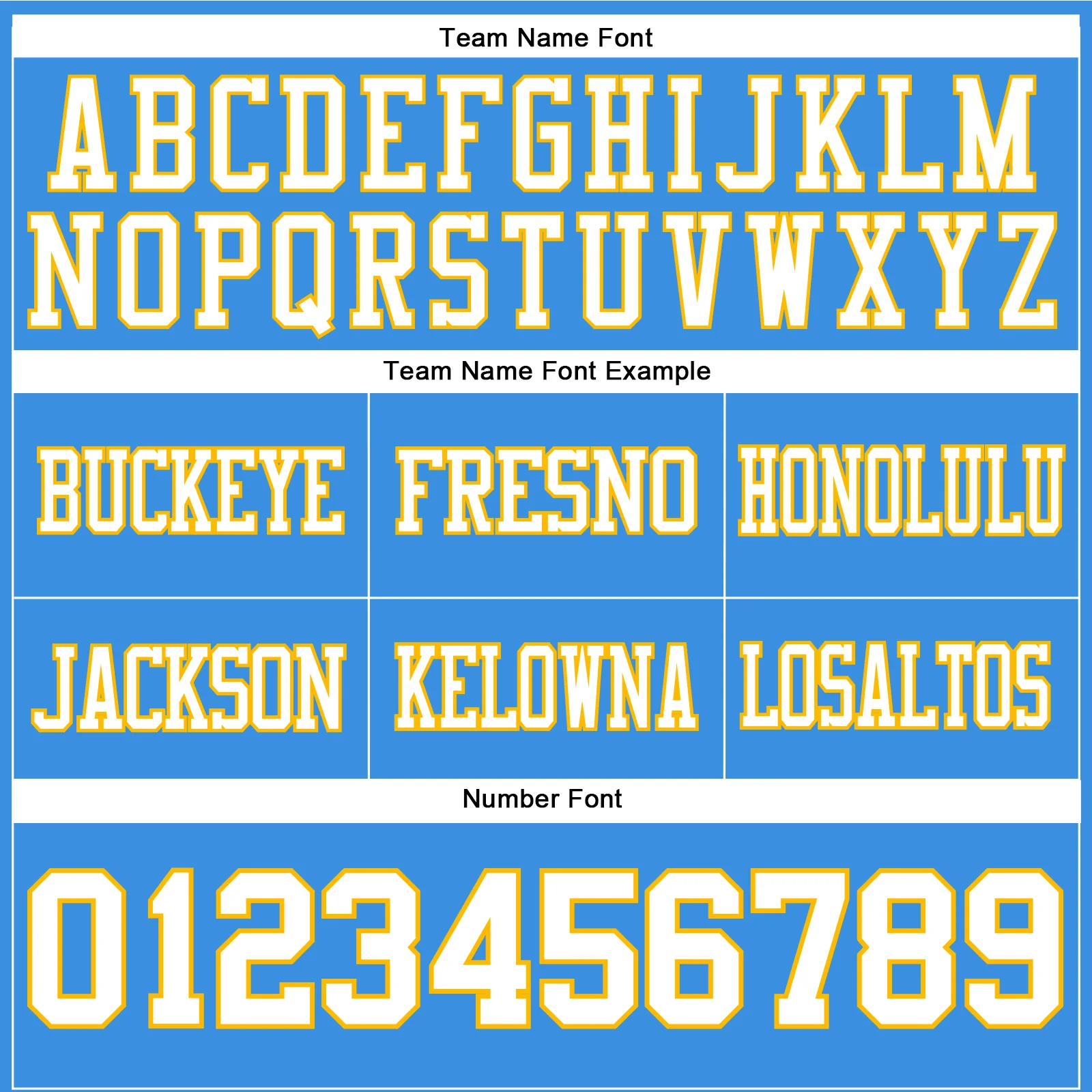 Custom Powder Blue White-Gold Authentic Football Jersey - Image 4