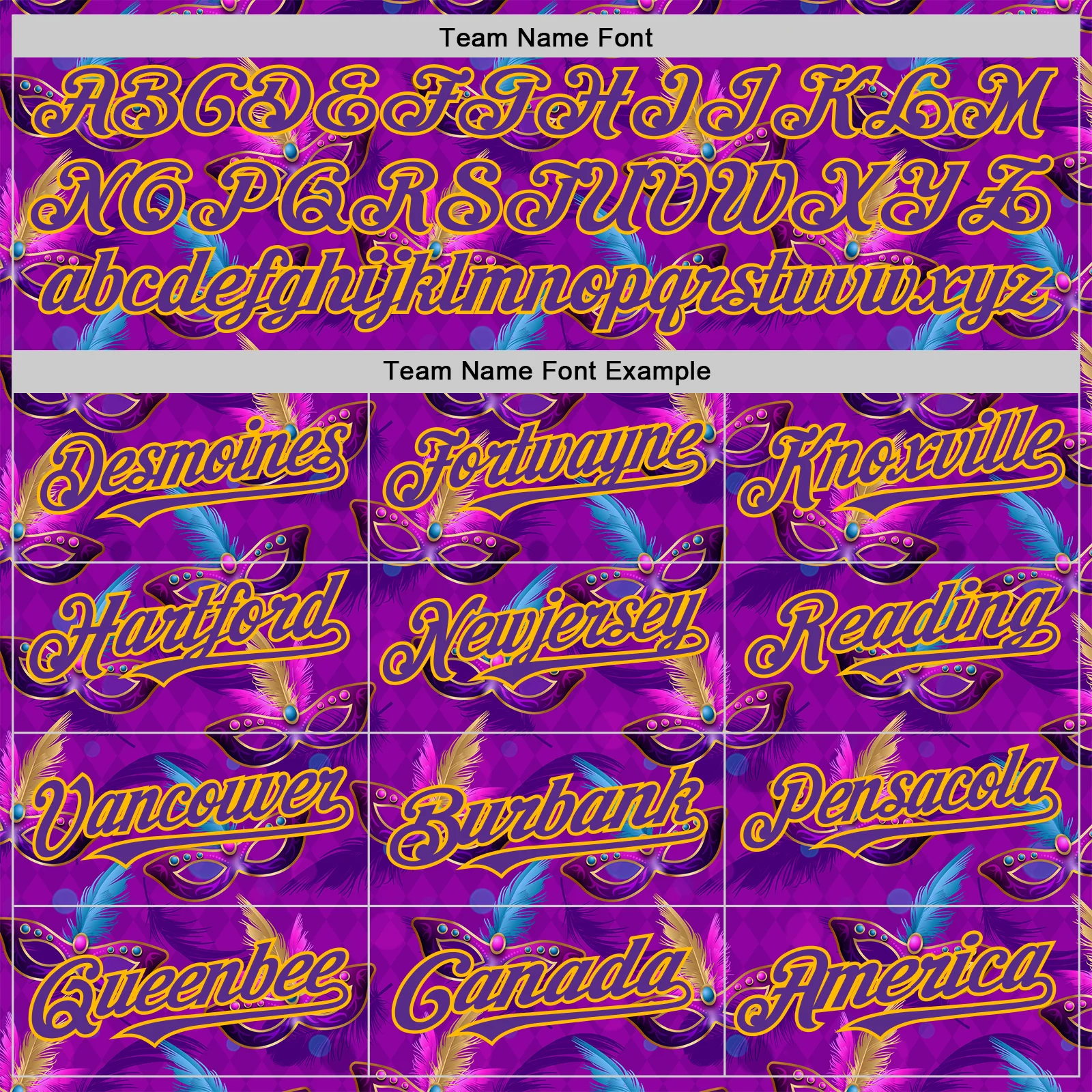 Custom Purple Gold 3D Pattern Design Mardi Gras Shrove Tuesday Authentic Baseball Jersey - Image 4
