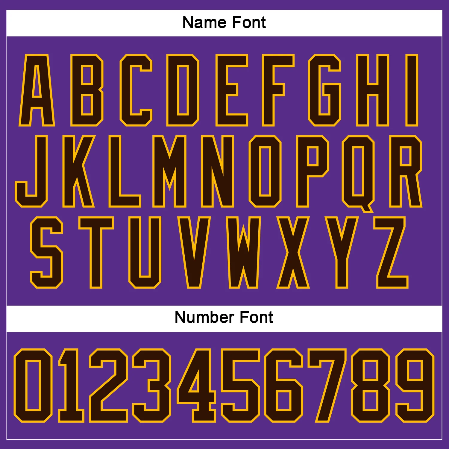 Custom Purple Brown Gold Blue Light Yellow-White Plaid Hockey Jersey - Image 7