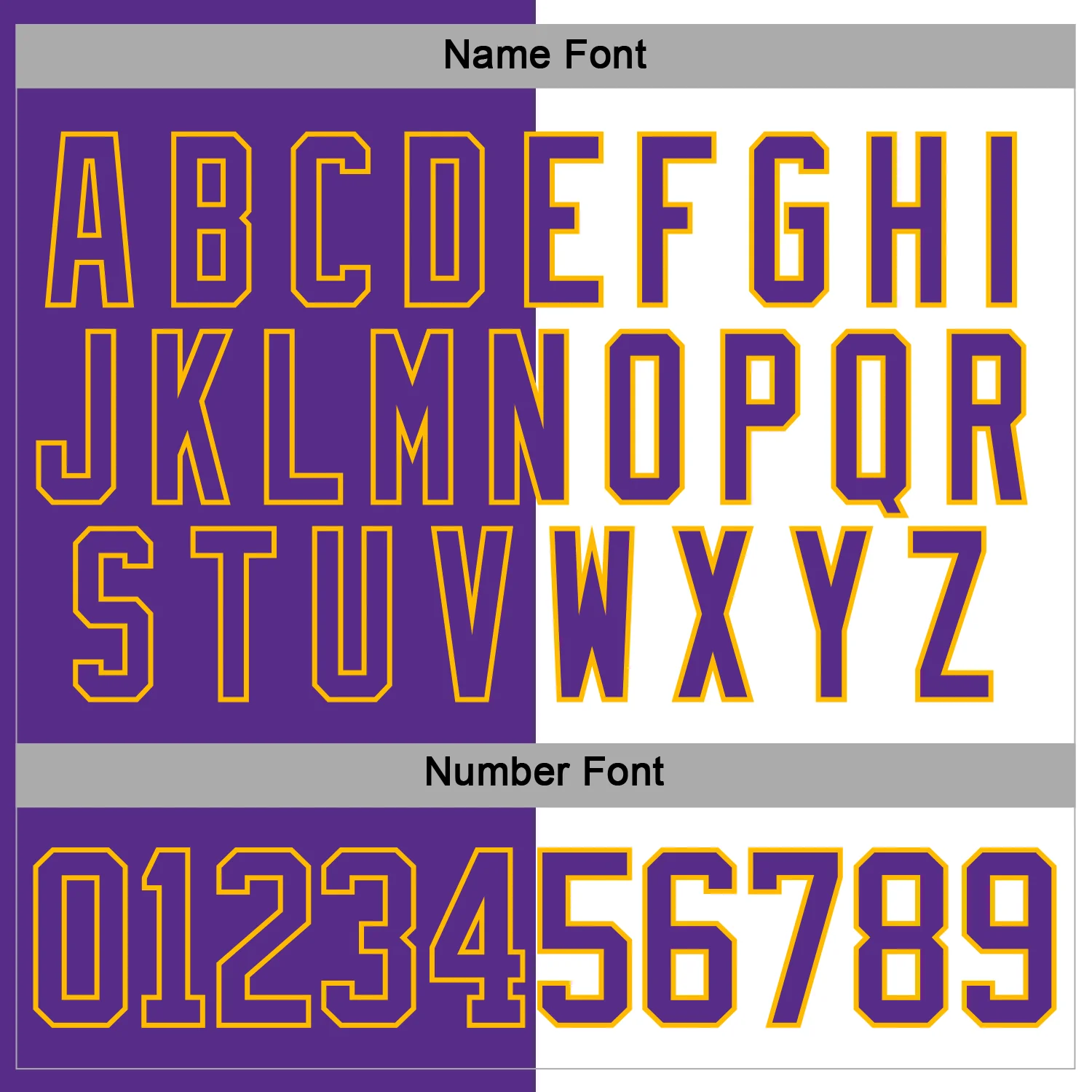 Custom Purple Gold-White Split Fashion Hockey Lace Neck Jersey - Image 5