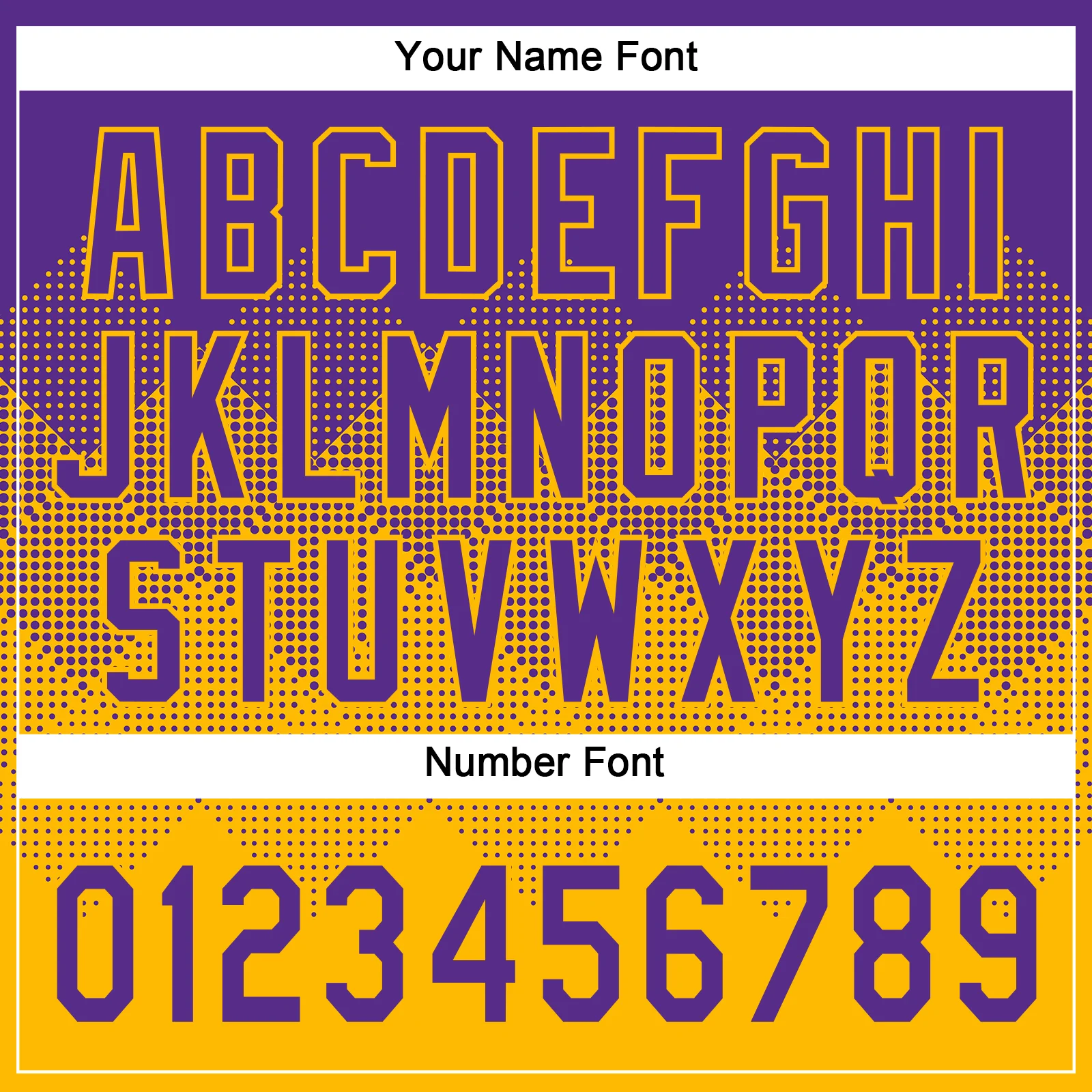 Custom Purple Gold 3D Gradient Square Shape Two-Button Unisex Softball Jersey - Image 5