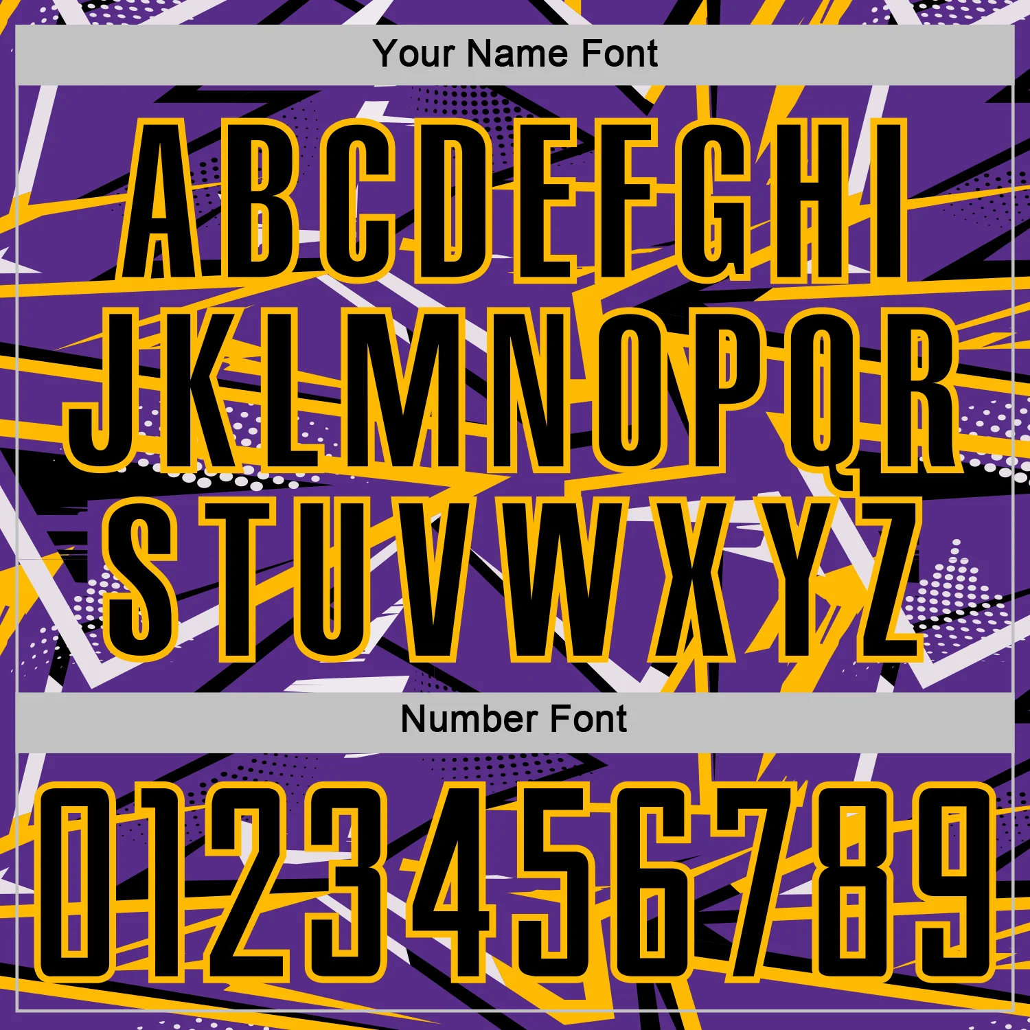 Custom Purple Black Gold-White Abstract Geometric Stripes Sports Sublimation Soccer Uniform Jersey - Image 6